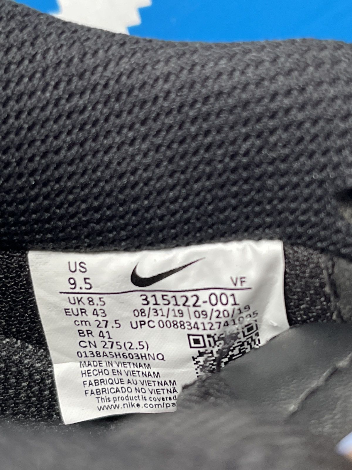 Nike Classic Sneakers Nike Air Force 1 Low '07 triple Black Size US 9.5 / EU 42-43 - 7 Thumbnail