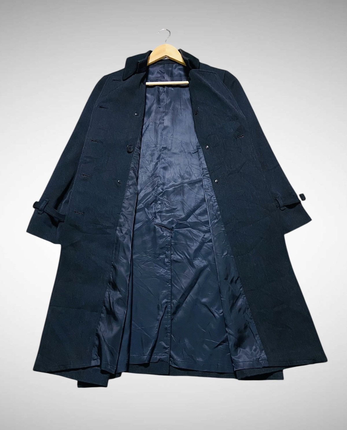 Japanese Brand Mon Ami Pierlot Double Breasted Long Jacket Size US L / EU 52-54 / 3 - 3 Thumbnail