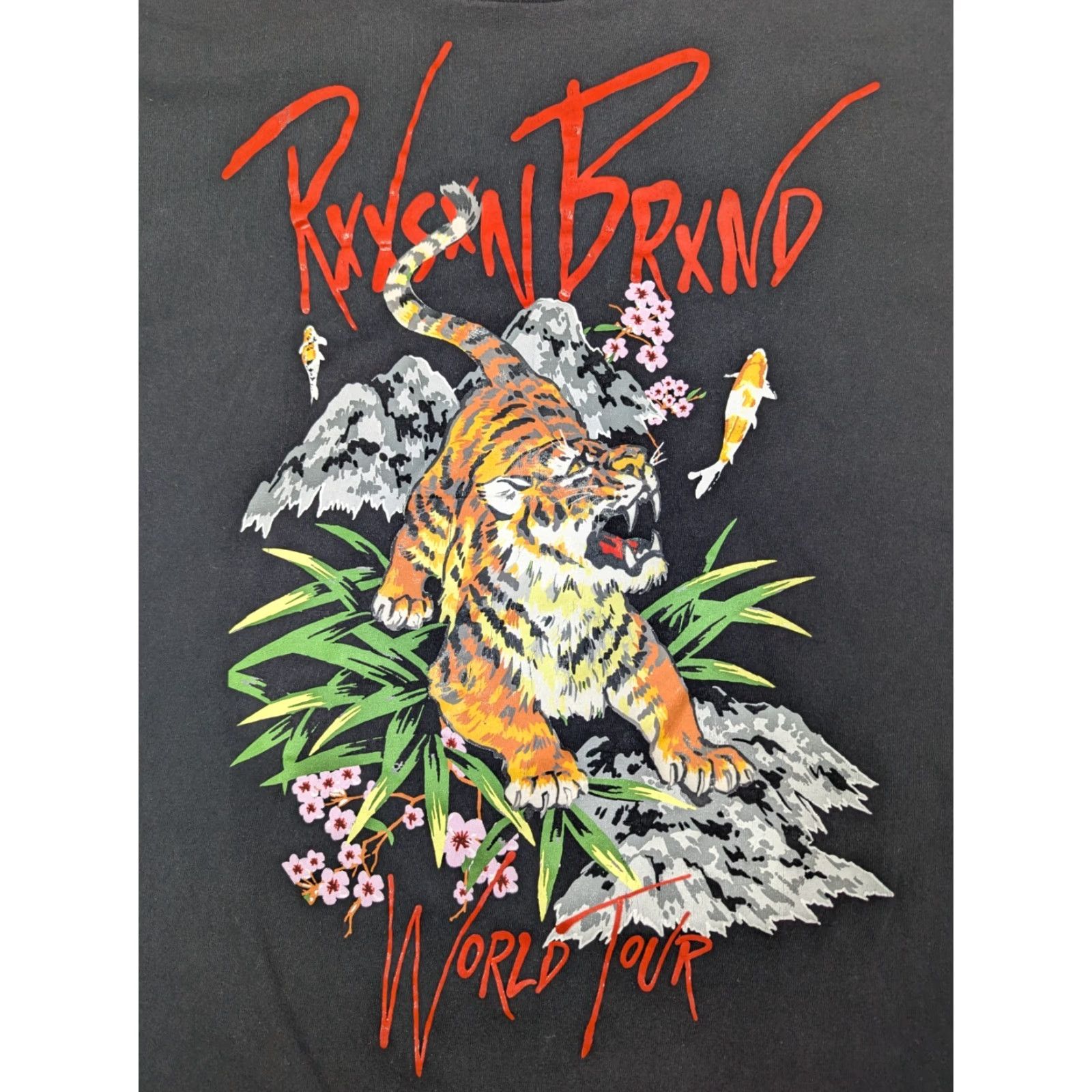 Reason Reason Brand World Tour Tiger Shirt Mens Large Short Sleeve Black T-Shirt Size US L / EU 52-54 / 3 - 2 Thumbnail
