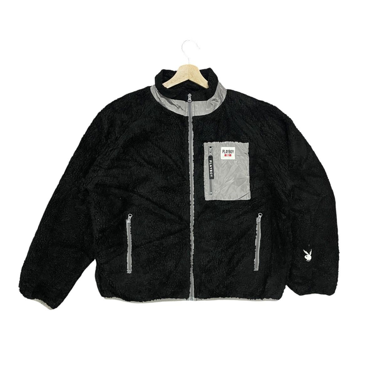 Playboy × Pleasures Y2k Playboy Bunny Japan Archival Sherpa Fleece Zip Up Jacket Size US M / EU 48-50 / 2 - 1 Thumbnail