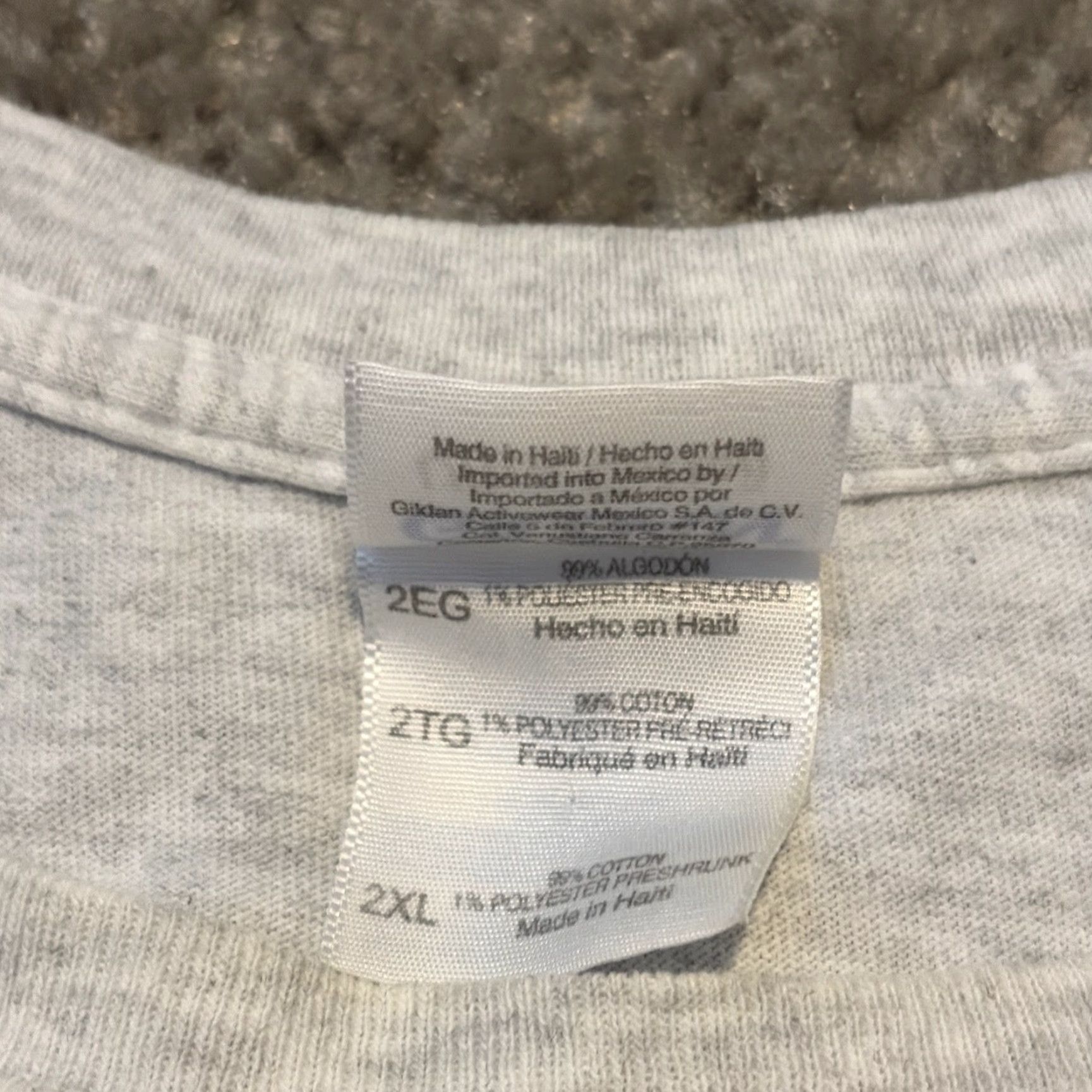 Gildan VINTAGE Iowa Ice Cream Dairy Cow Funny Graphic T-Shirt XL Men's Gray Gildan 2XL Size US XL / EU 56 / 4 - 7 Thumbnail