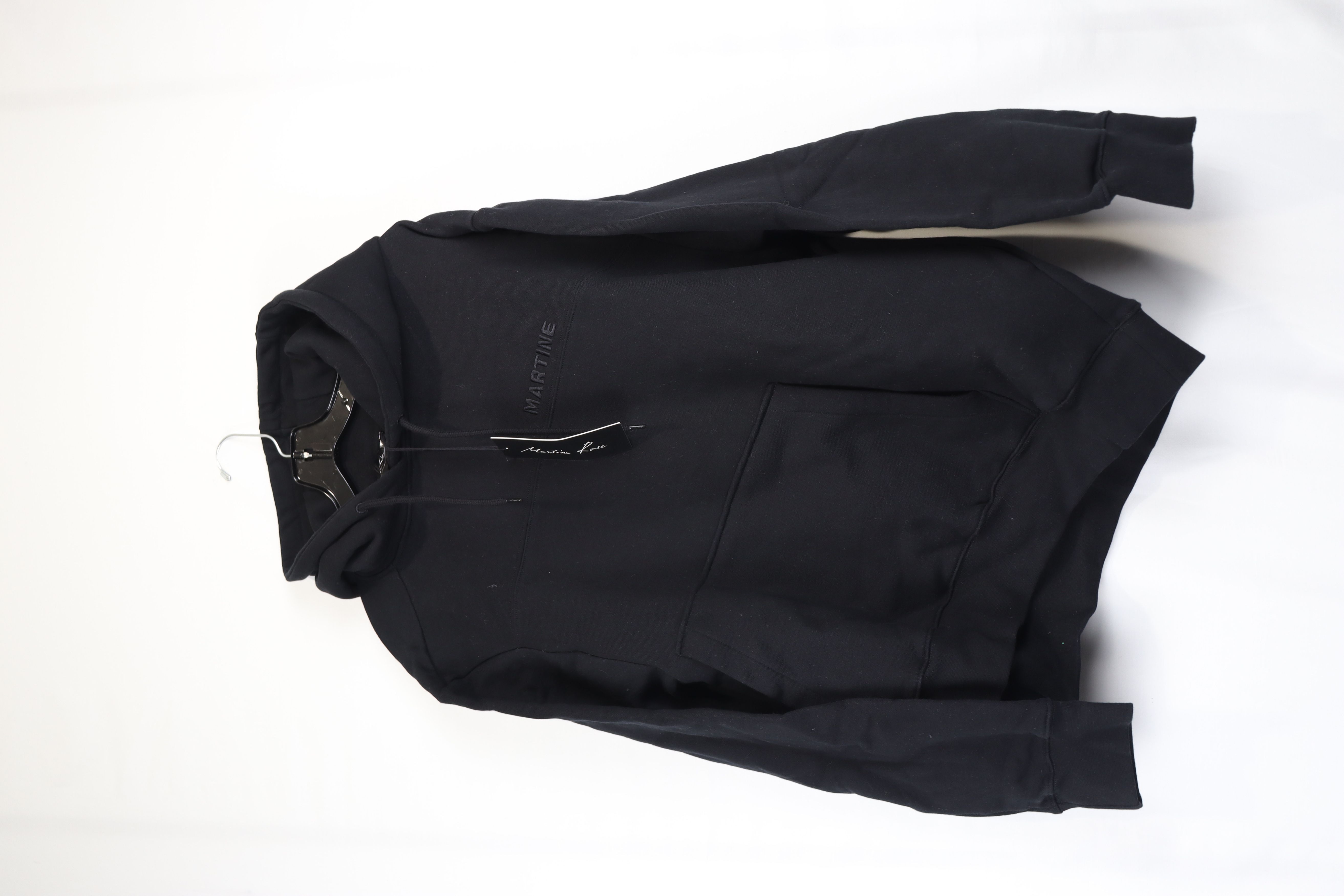 Martine Rose o1rshd10124 Twisted Hoodie in Black Size US S / EU 44-46 / 1 - 1 Thumbnail