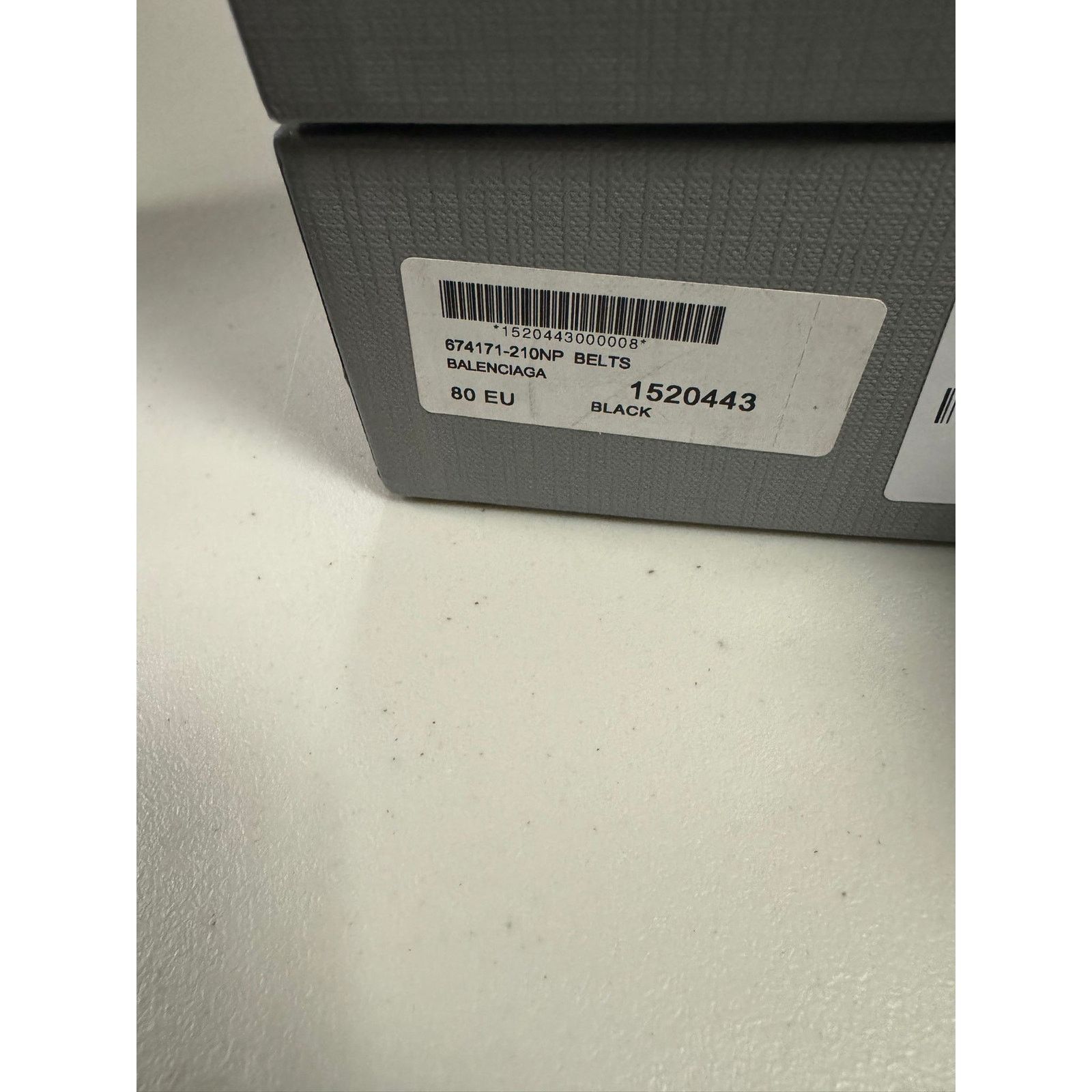 Balenciaga o1rshd1 Q:2 / Size:80 / BB Hourglass Large Belt Black/Green Size 30 - 20 Thumbnail