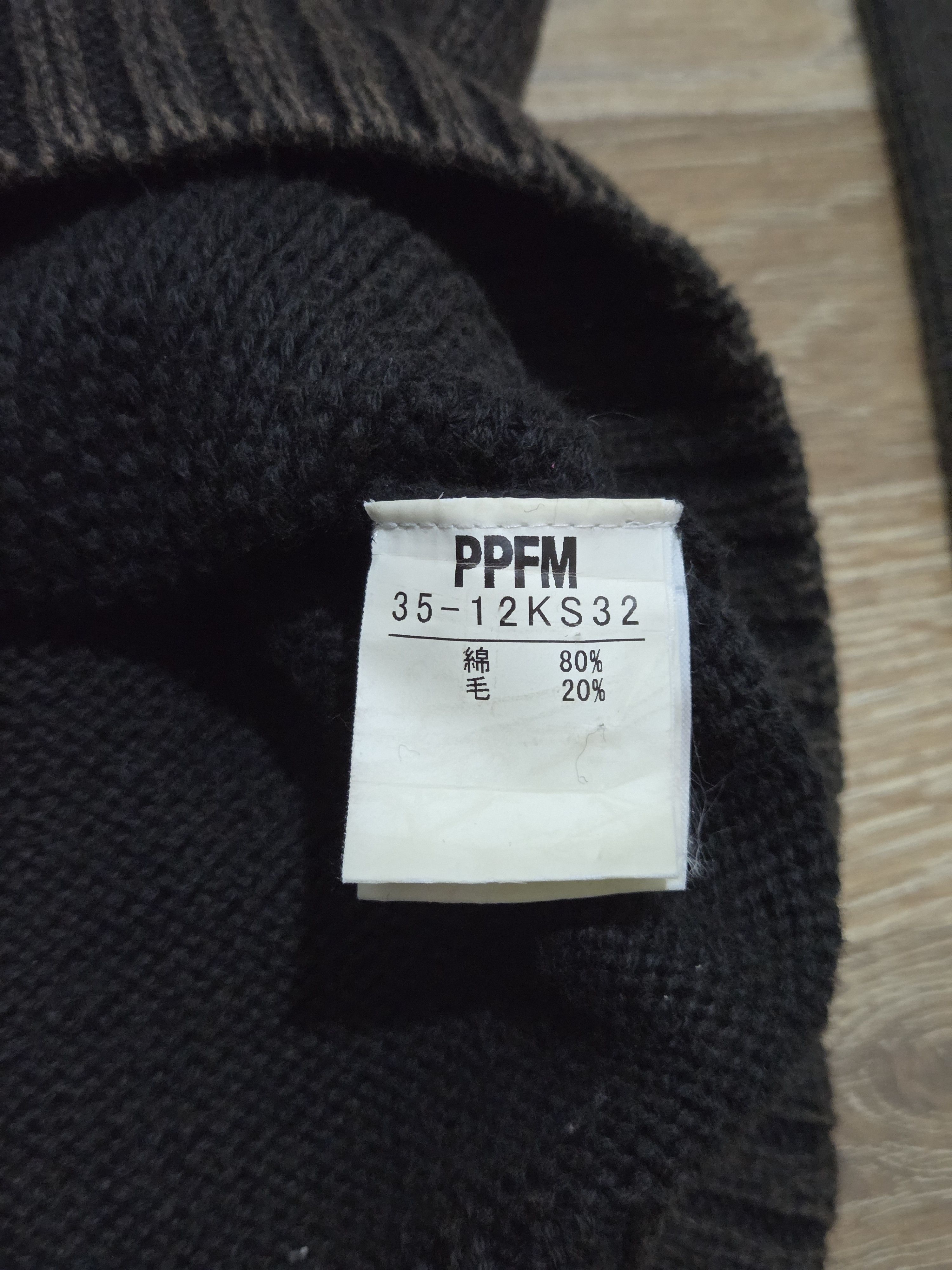 PPFM Vintage PPFM Brand Stonewash Knitwear Cotton Sweater Jumper Size US L / EU 52-54 / 3 - 5 Thumbnail
