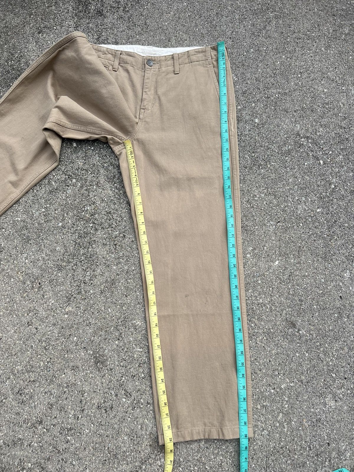 Maison MIHARA YASUHIRO Miharayasuhiro Japan Cropped Khaki Trouser Pant Size US 32 / EU 48 - 4 Thumbnail