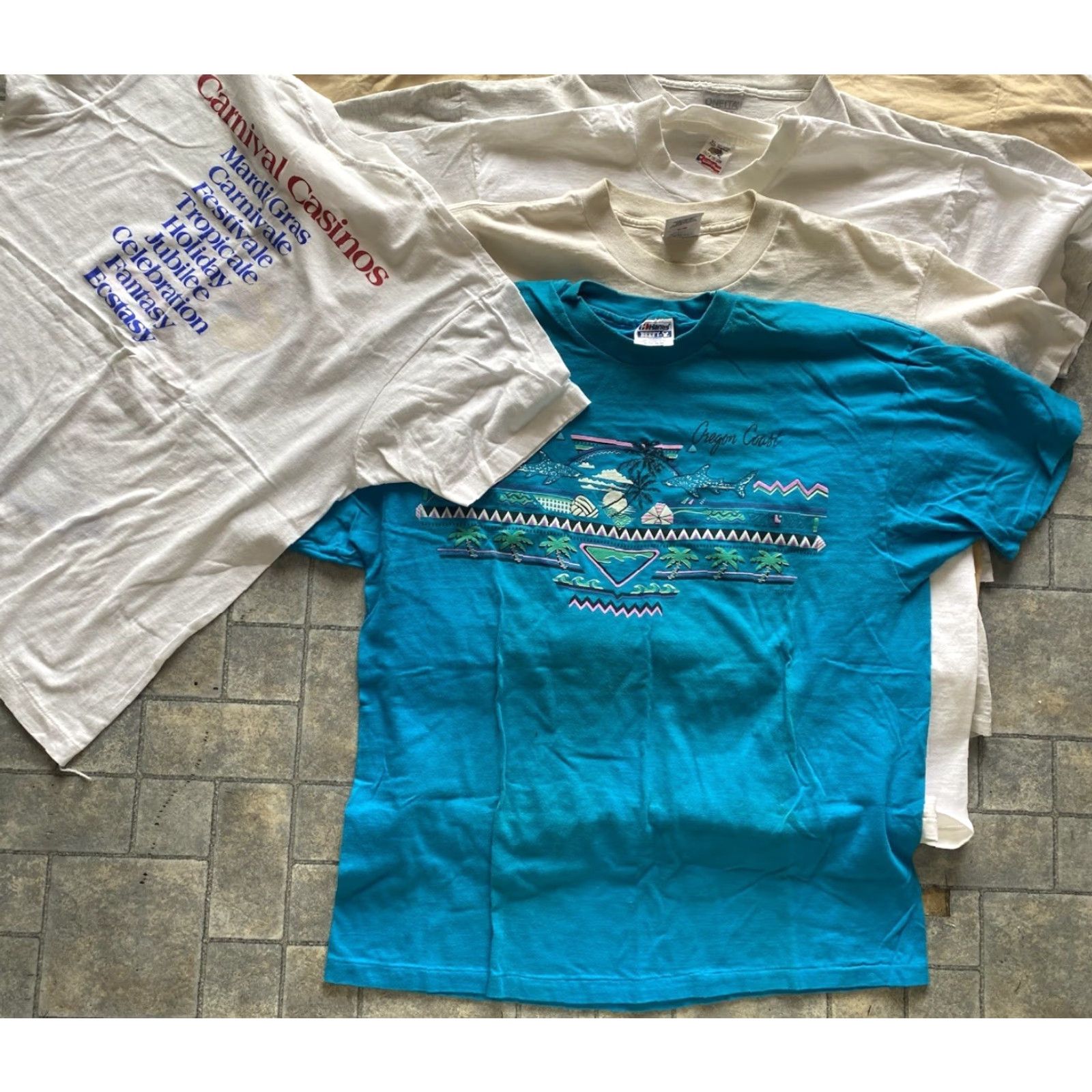 Vintage VINTAGE XL Shirt Lot Of 17 Rockies Oregon Carnival VJ Day Sun USA Steelers VTG Size US XL / EU 56 / 4 - 3 Thumbnail