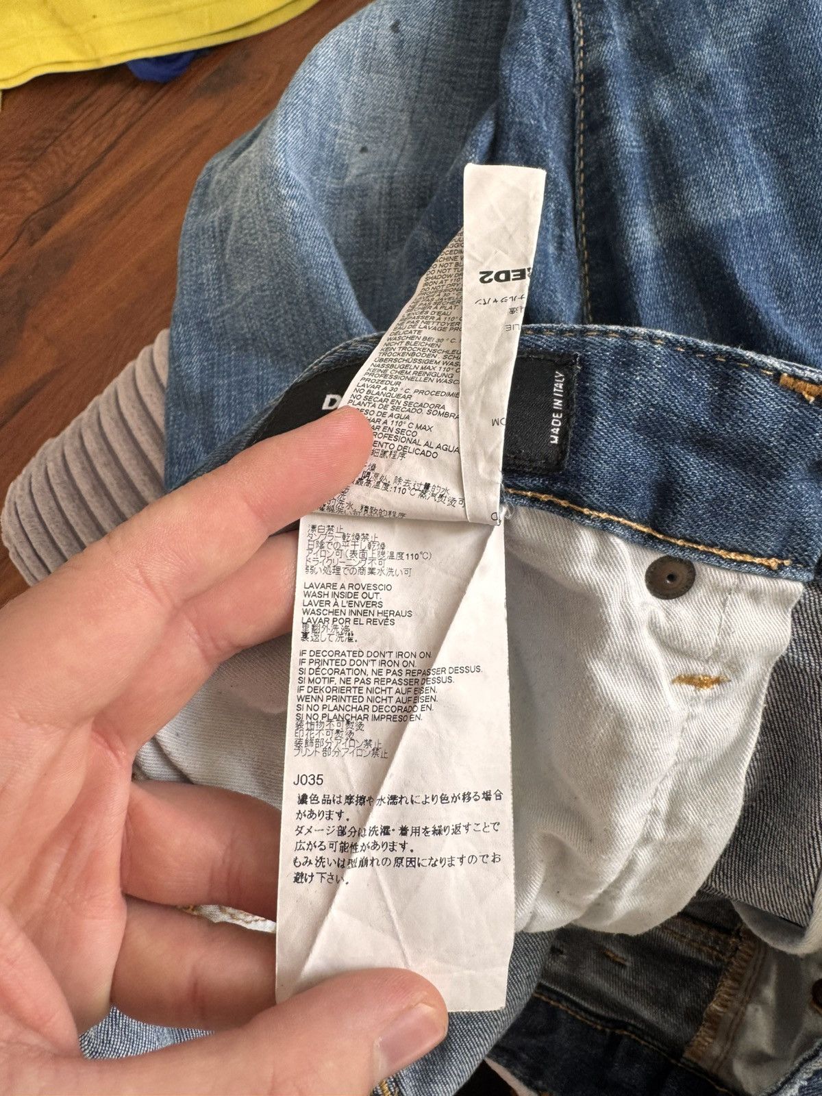 Dsquared2 Rare Vintage Dsquared2 I’m Not Weird Denim pants 52 Blue Size US 34 / EU 50 - 14 Thumbnail