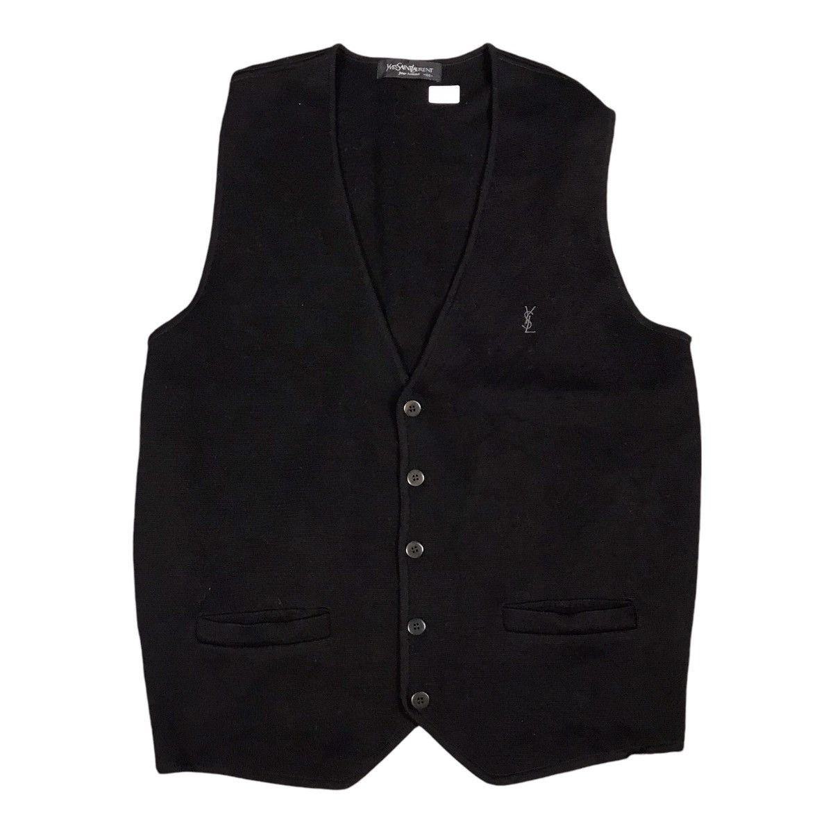 Yves Saint Laurent YVES SAINT LAURENT POUR HOMME KNITWEAR VEST Size US L / EU 52-54 / 3 - 1 Thumbnail