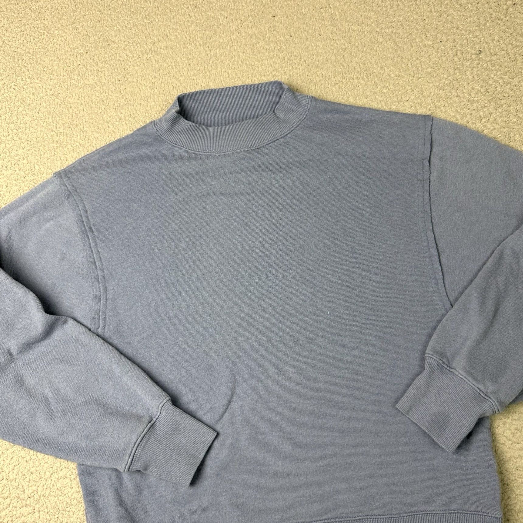 Alo ALO Womens XS Blue Moon Crew Neck Sweatshirt Pullover Sweatshirt Yoga Activewear Casual Size XS / US 0-2 / IT 36-38 - 4 Thumbnail