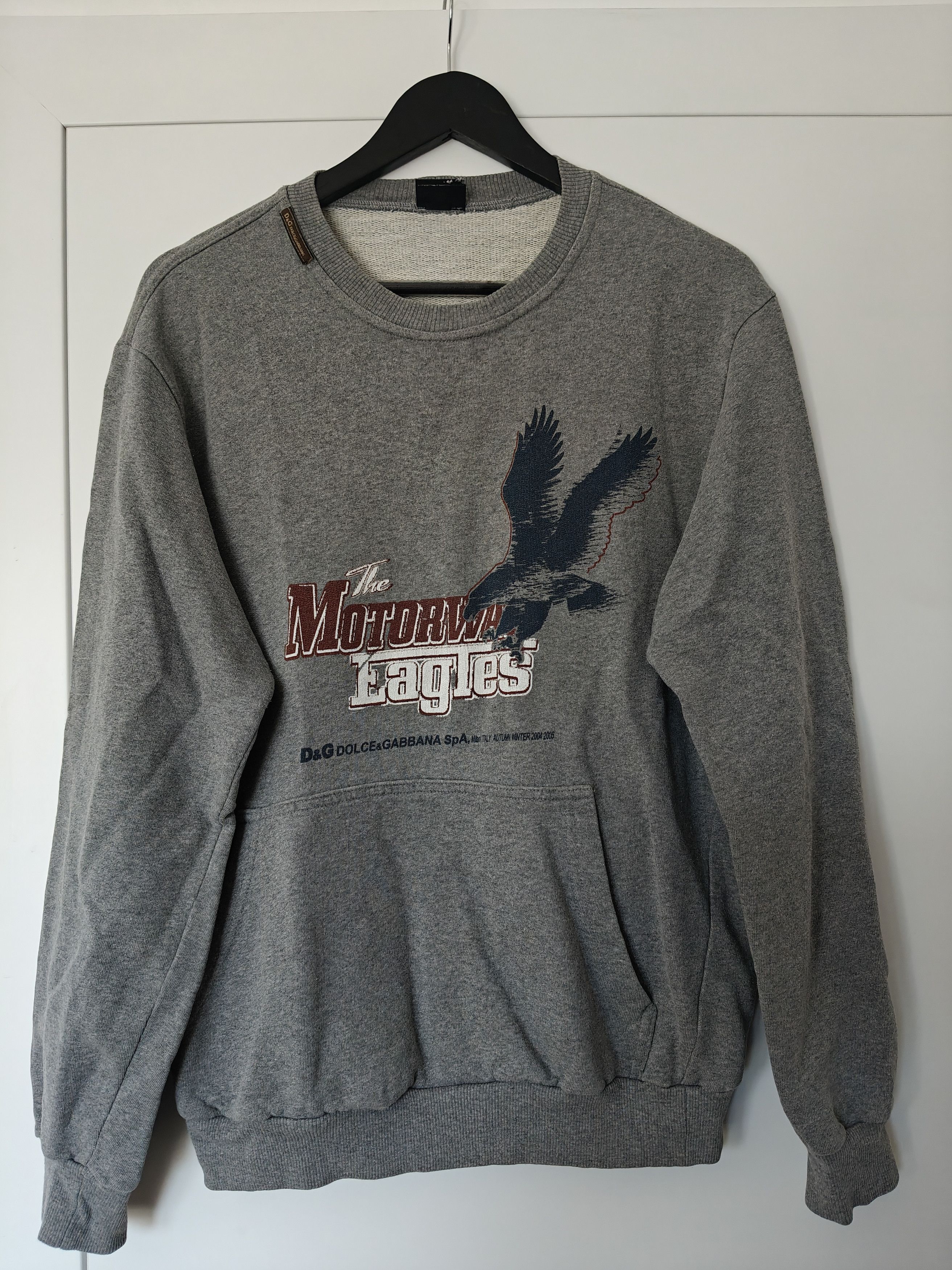 Dolce & Gabbana AW 2004 Dolce & Gabbana 'Motorway 'Eagles' crewneck Size US M / EU 48-50 / 2 - 1 Thumbnail