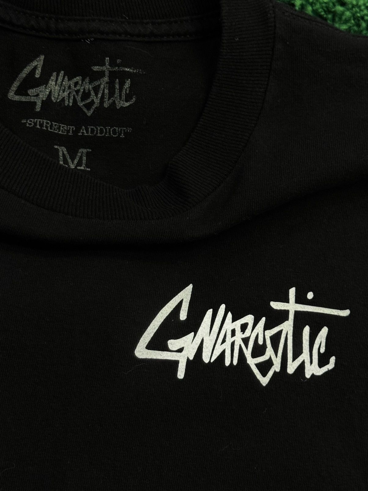 Gnarcotic Gnarcotic Black Rambo Knife Chest Logo Tee Black FTP Size US M / EU 48-50 / 2 - 4 Thumbnail