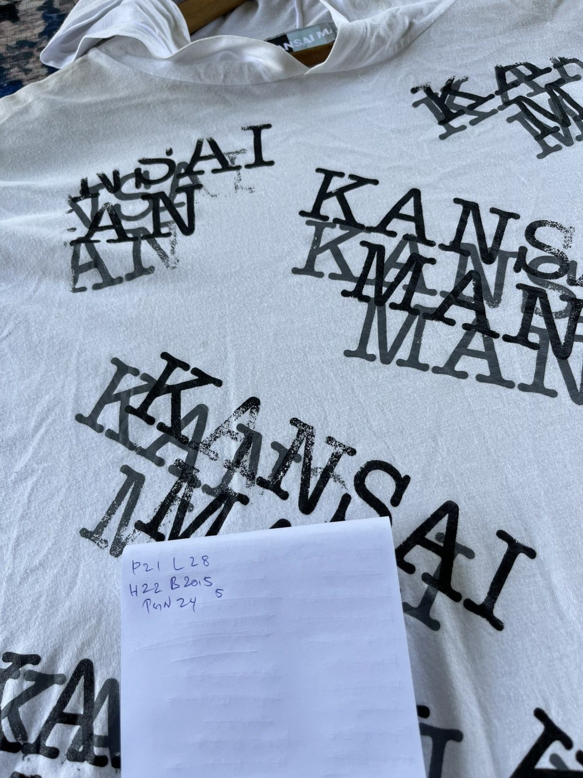 Japanese Brand × Kansai Yamamoto Vintage Kansai Yamamoto Man Spell Out Hoodie Long Sleeve Size US L / EU 52-54 / 3 - 8 Thumbnail
