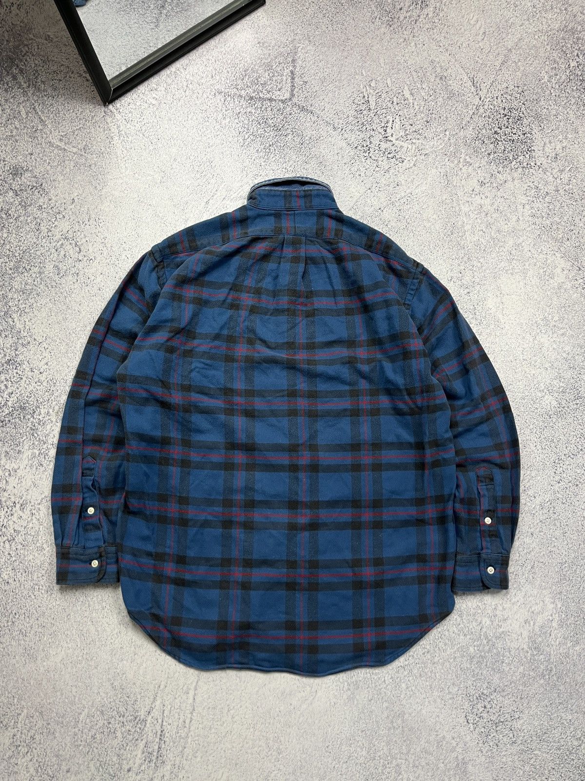 Flannel Polo Ralph Lauren Flannel Plaid Check Button Up Shirt 90’s Size US M / EU 48-50 / 2 - 10 Thumbnail