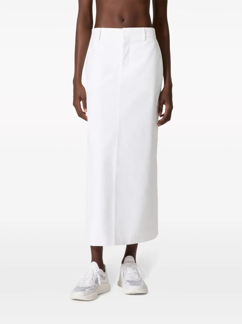 Valentino o1y0326 Midi Skirt in White Size 27" / US 4 / IT 40 - 3 Thumbnail