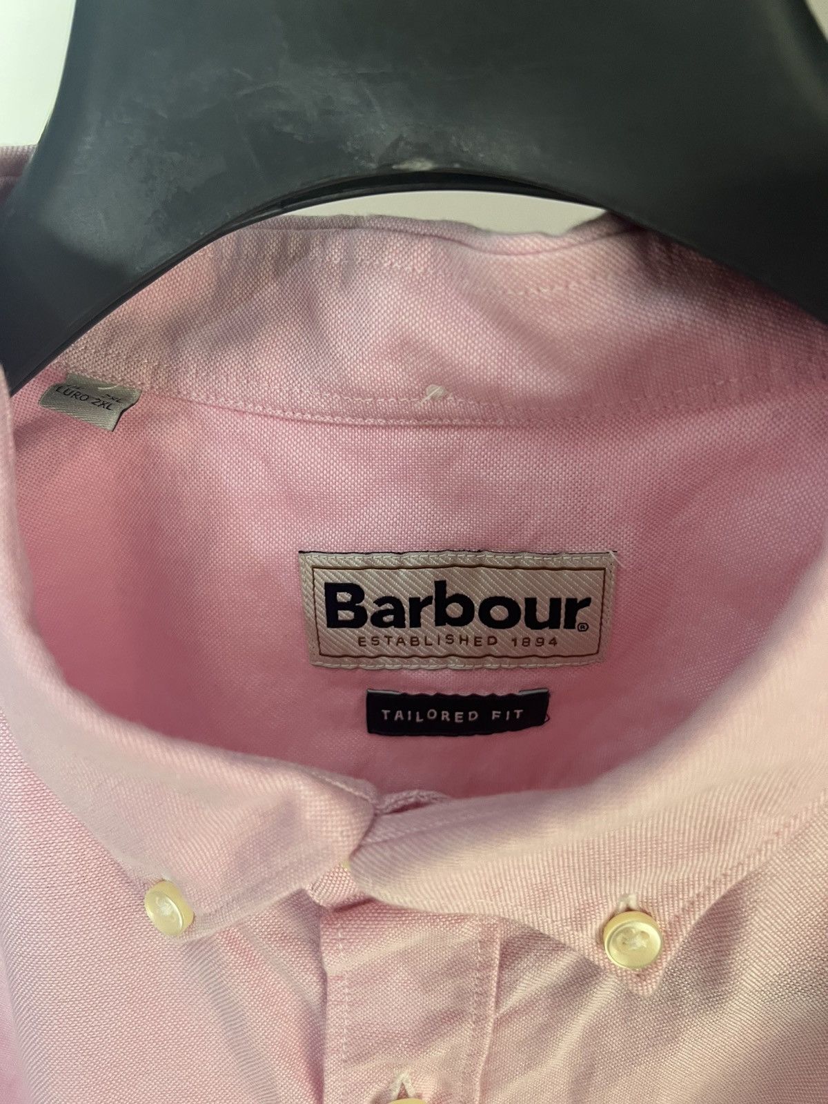 Barbour × Vintage VERY RARE BARBOUR INTERNATIONAL OXFORD SHIRT DESIGNER CASUAL Size US XXL / EU 58 / 5 - 4 Thumbnail