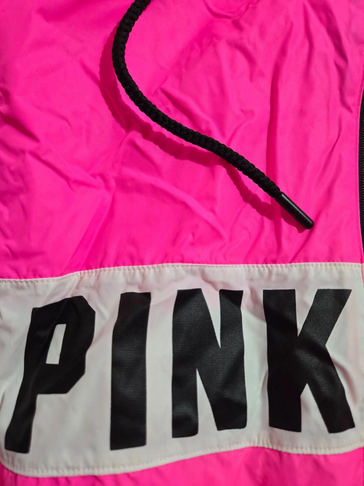 Designer Victoria's Secret PINK Anorak Windbreaker Hoodie Full Zip Size L / US 10 / IT 46 - 4 Thumbnail