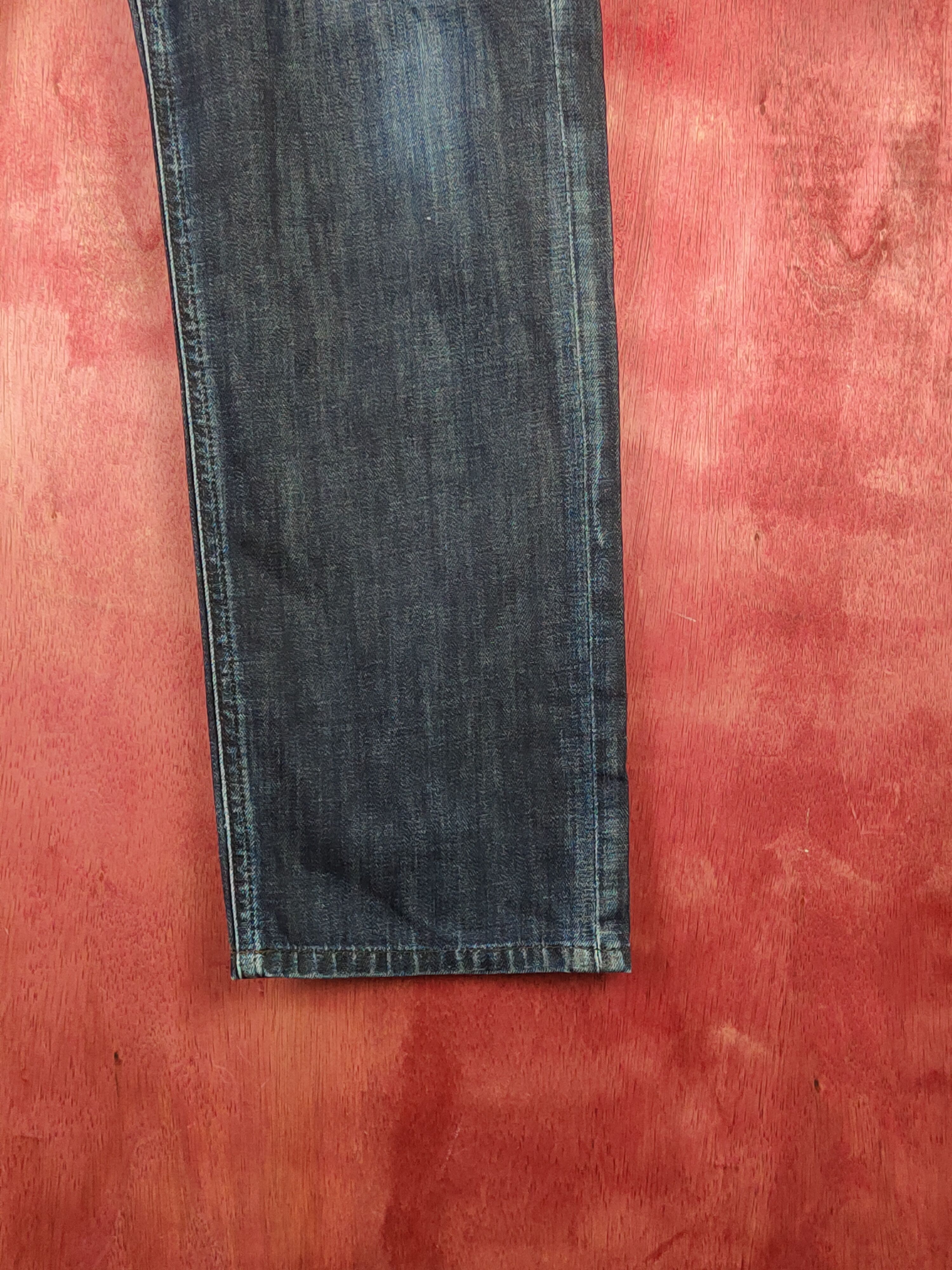 Armani Exchange Armani Exchange Dark Blue distressed jeans Denim #S1621 Size US 33 - 6 Thumbnail
