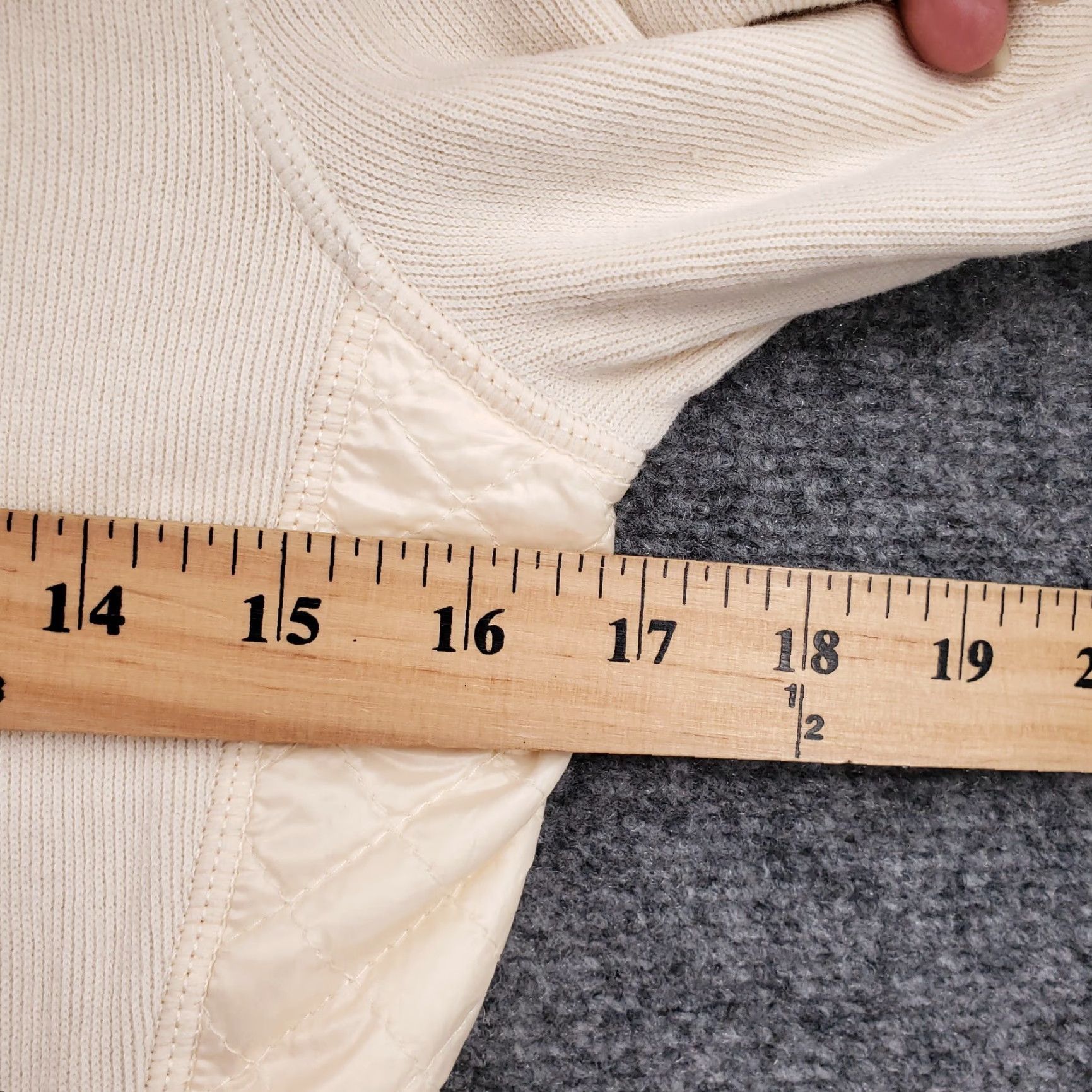 Tommy Bahama Tommy Bahama Sweater Womens XS Ivory Knit 1/2 Zip Quilted Pockets Mock Neck Raglan Sleeve Pullover Knit Shirt Casual Beach Classic Outdoor Vintage: No Size XS / US 0-2 / IT 36-38 - 5 Thumbnail