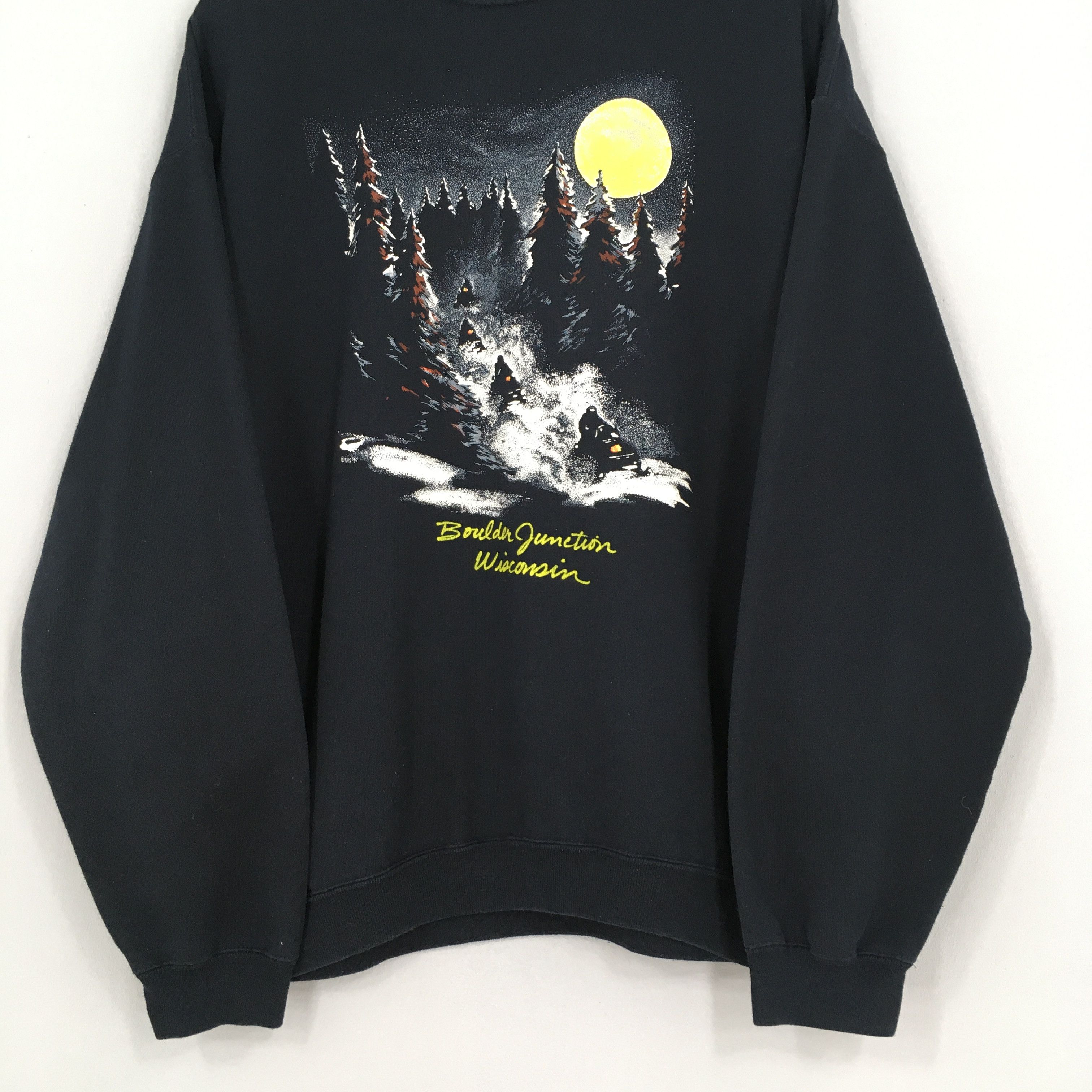 Habitat Vintage Boulder Junction Wisconsin Forest Nature Sweater Size US XXL / EU 58 / 5 - 3 Thumbnail