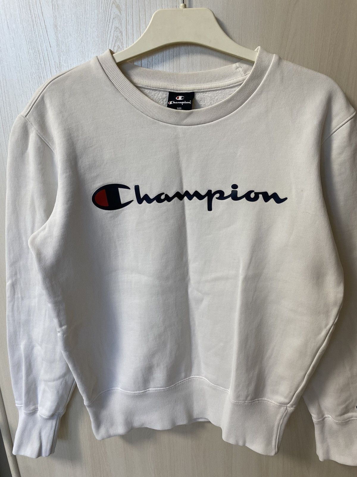 Champion Vintage Champion white sweatshirt crewneck - Size Xs Size US XS / EU 42 / 0 - 4 Thumbnail