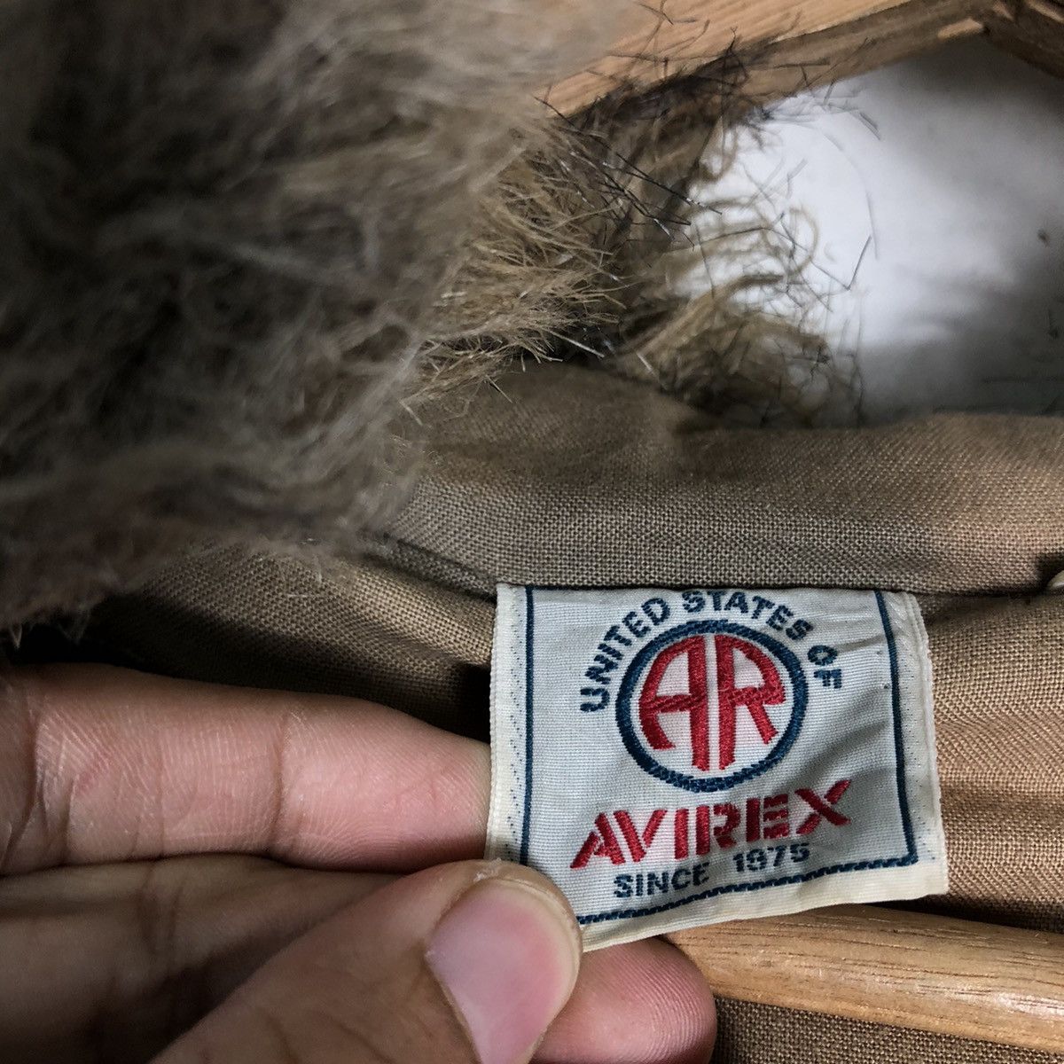 Avirex 🔥90’s United State of Avirex Fleece Jacket Mink Fur Hoodie Size US L / EU 52-54 / 3 - 14 Thumbnail