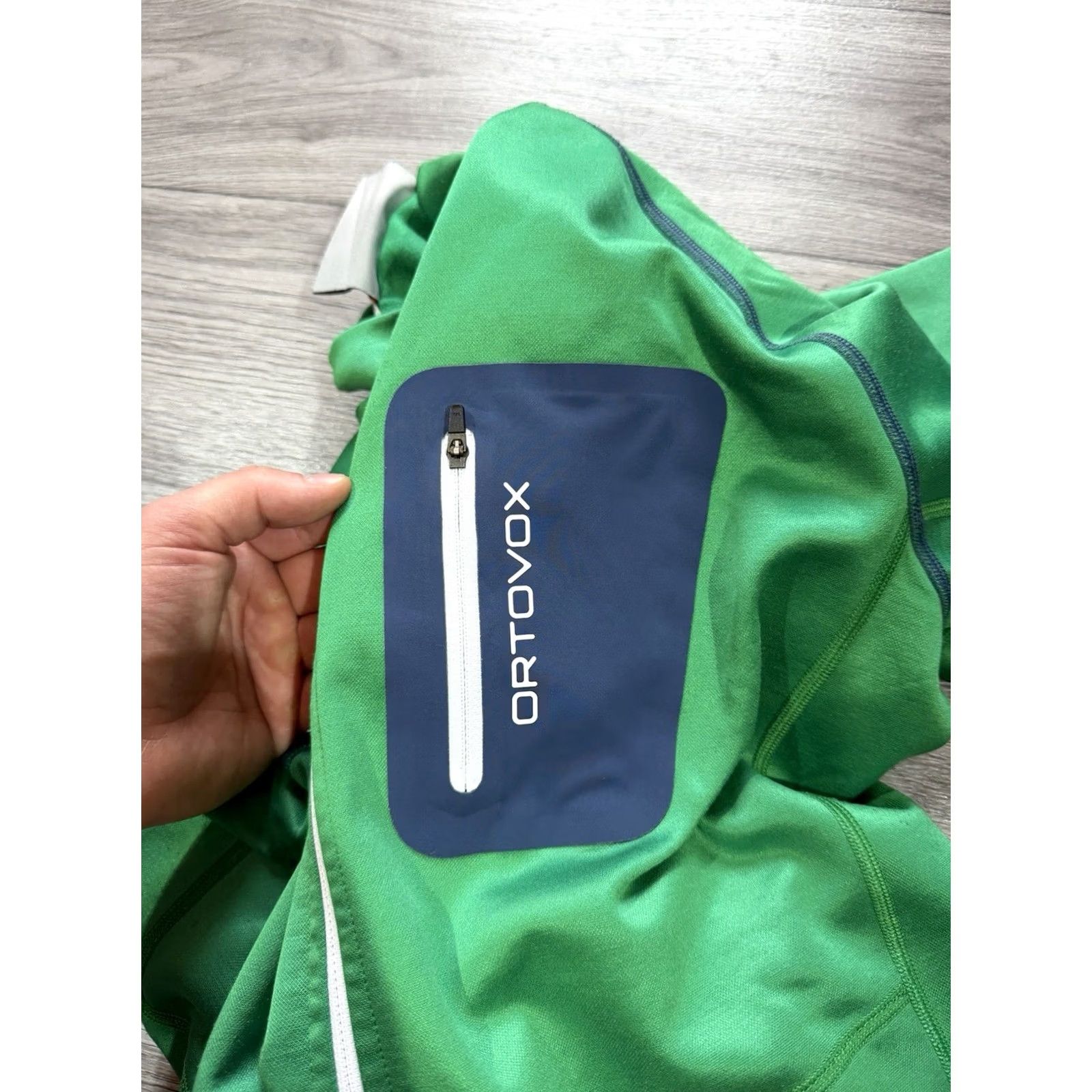 ORTOVOX Ortovox Merino Inside Fleece Jacket Mens Ski Touring Sweater Size L Green Mens Size US L / EU 52-54 / 3 - 5 Thumbnail