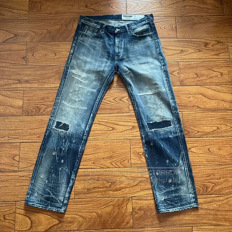 Neighborhood Neighborhood size L 20ss Bullet Savage King Denim Jeans Size US 27 - 2 Thumbnail