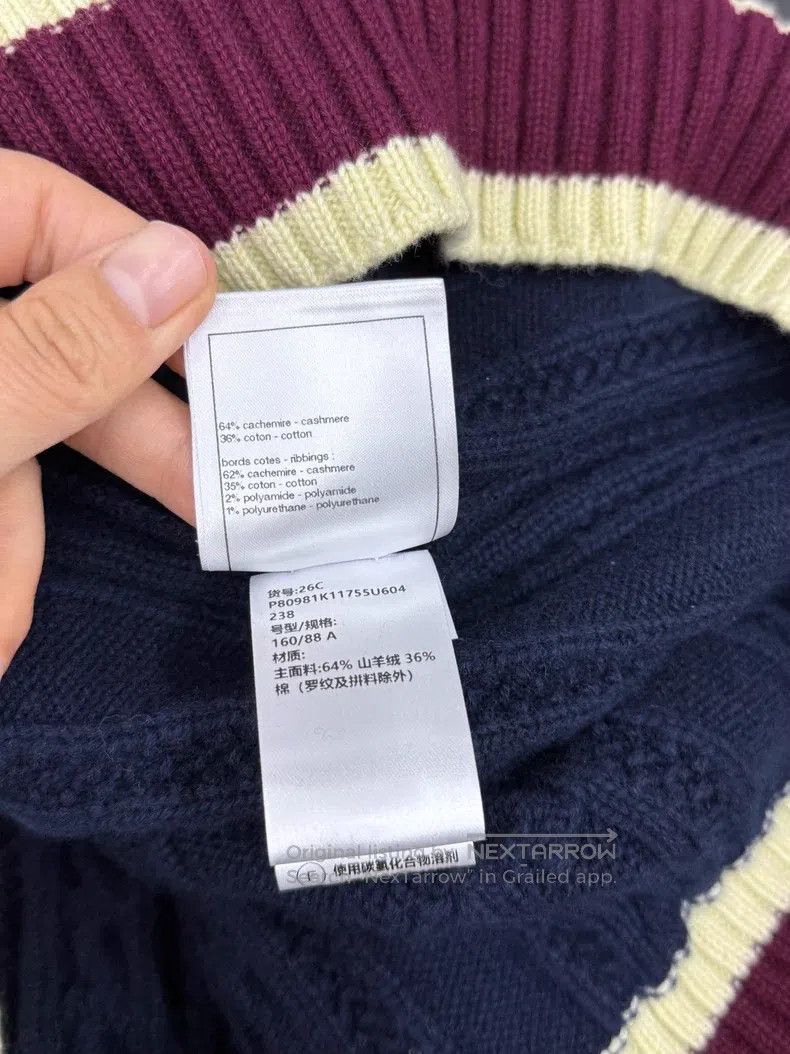 Chanel Chanel 26C College Style Cashmere Knitwear sweater Size XS / US 0-2 / IT 36-38 - 6 Thumbnail