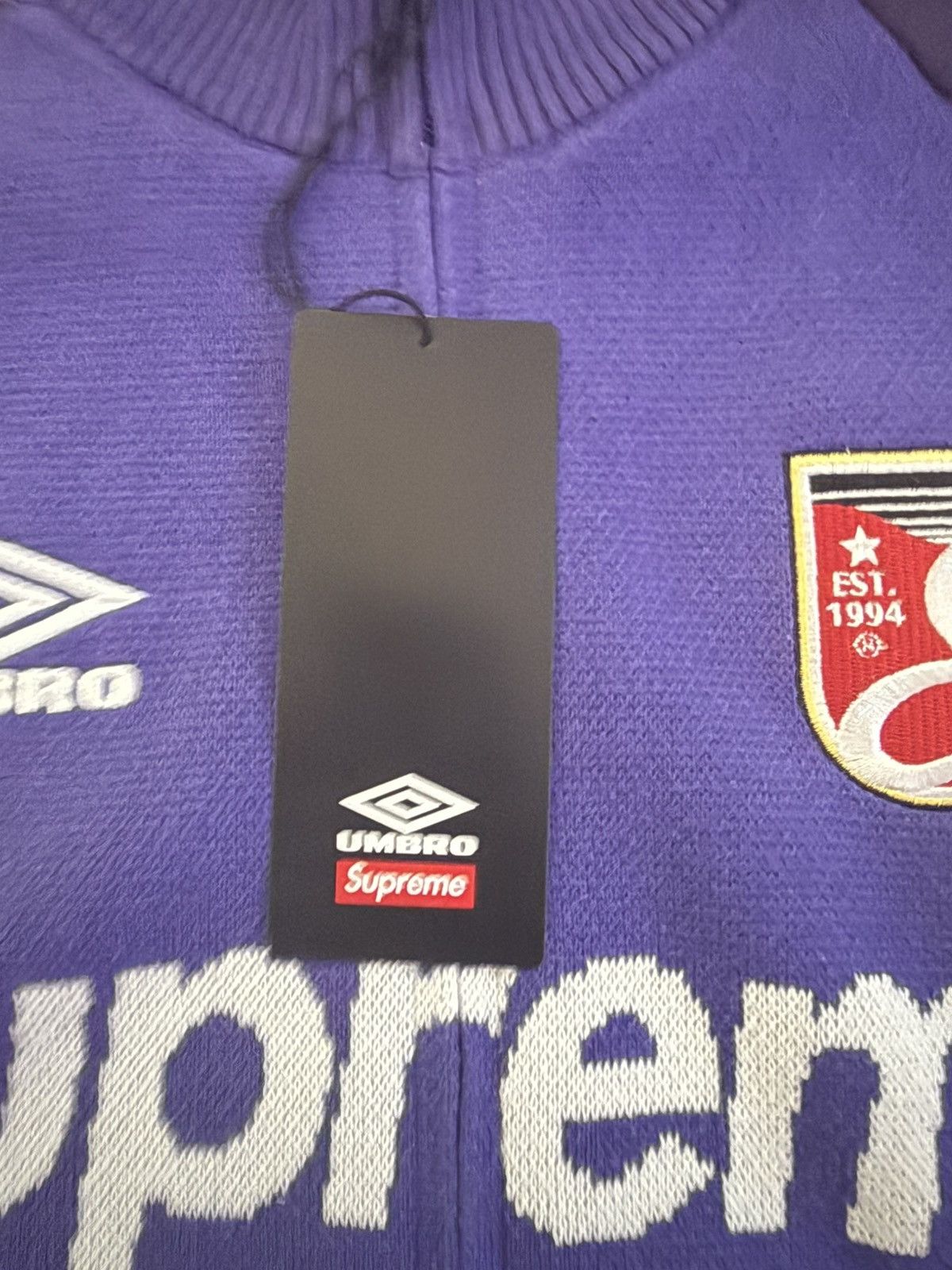 Supreme SUPREME/UMBRO ZIP UP SWEATER Size US L / EU 52-54 / 3 - 2 Thumbnail