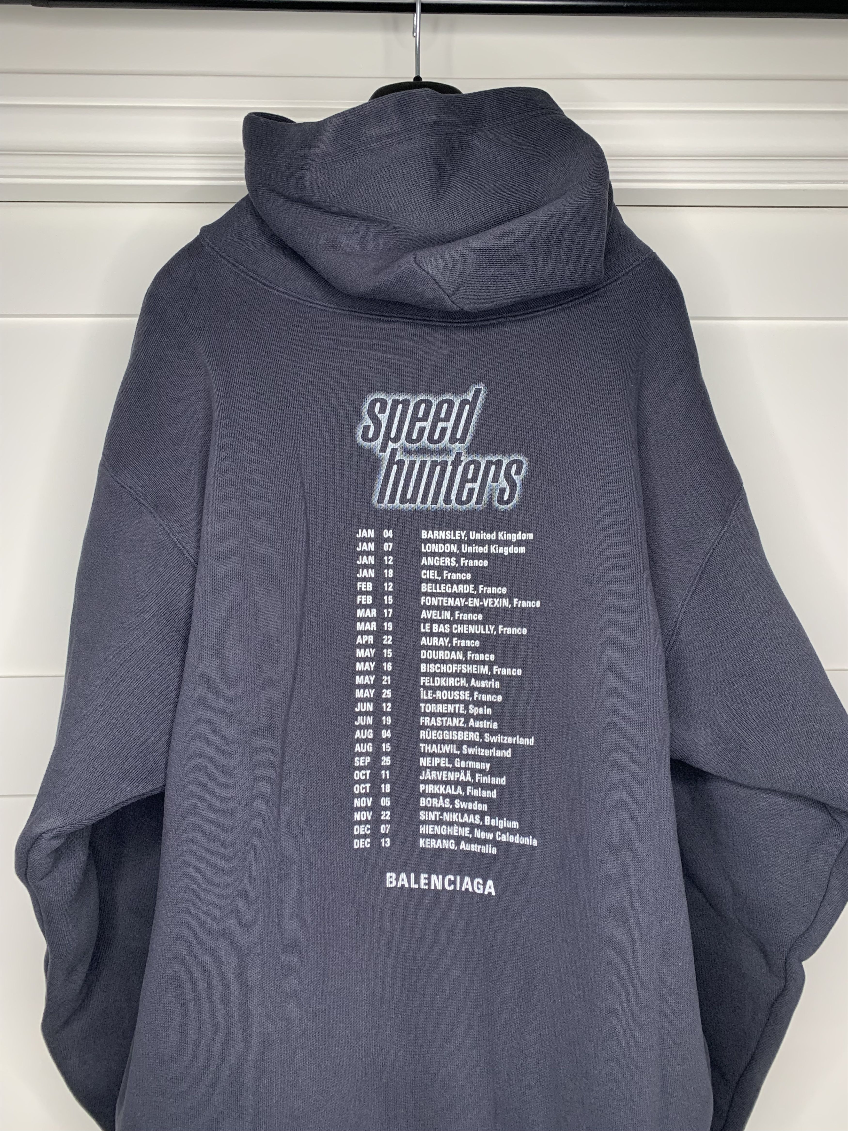 Balenciaga Balenciaga Speedhunters Oversized Double Layer Hoodie Size US XS / EU 42 / 0 - 4 Thumbnail