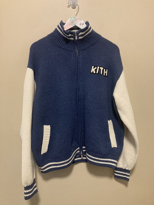 Kith Kith x Disney wyona full zip sweater heather indigo sz M