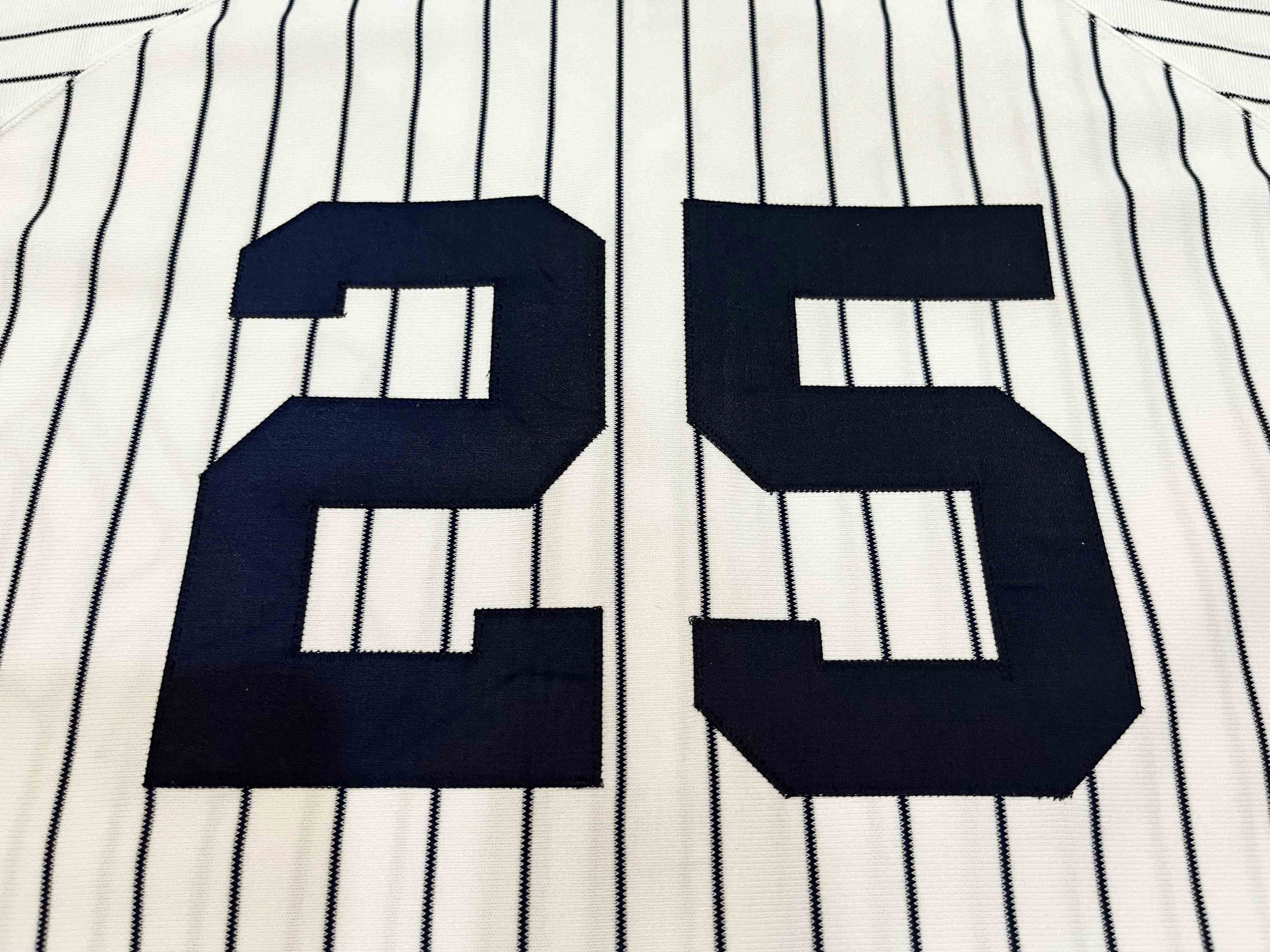 MLB × New York Yankees × Russell Athletic Russell Diamond MLB New York Yankees #25 Pinstripe Jersey Size US XL / EU 56 / 4 - 6 Thumbnail