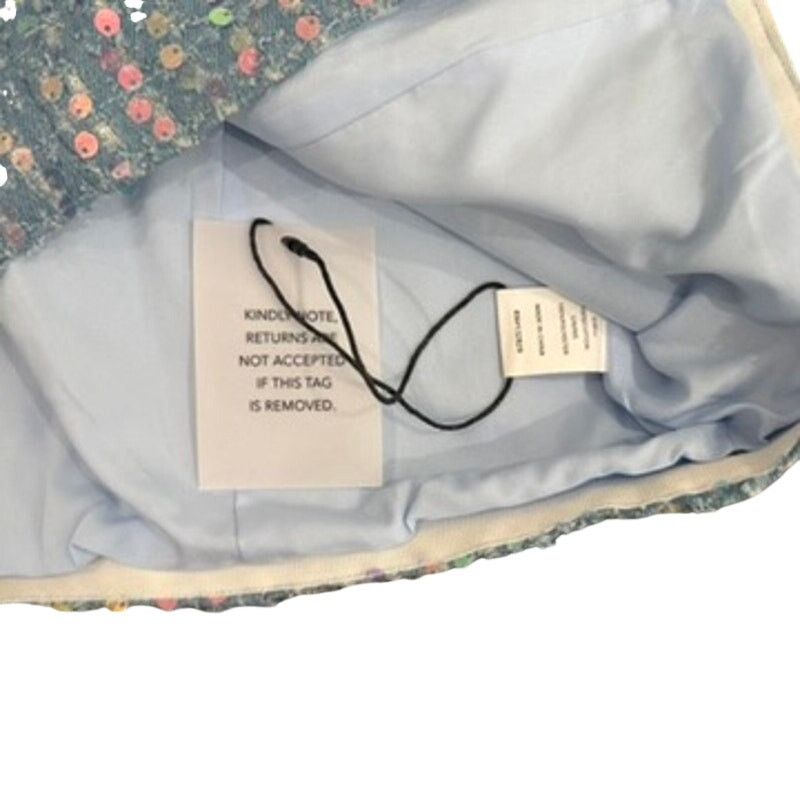 superdown Superdown Claudia Sequin Denim Dress in Light Wash, Size S Size S / US 4 / IT 40 - 4 Thumbnail