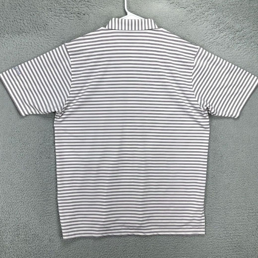 Vintage VINTAGE Turtleson Golf Polo Shirt Mens XL Grey Pink Striped Athletic Stretch Rugby Polo Adult Short Sleeve Golfing Golfer Casual Preppy Size US XL / EU 56 / 4 - 3 Thumbnail