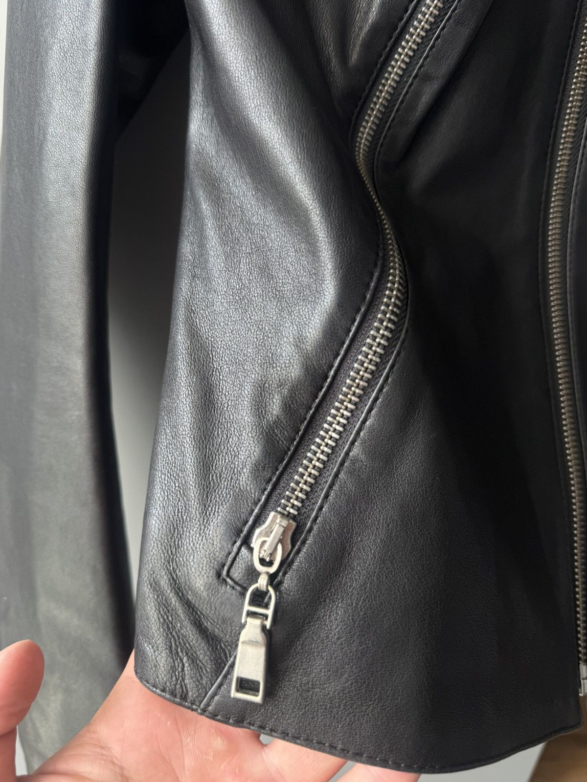Vintage Like Maison Margiela Leather 5 Zips Jacket Size XS / US 0-2 / IT 36-38 - 3 Thumbnail