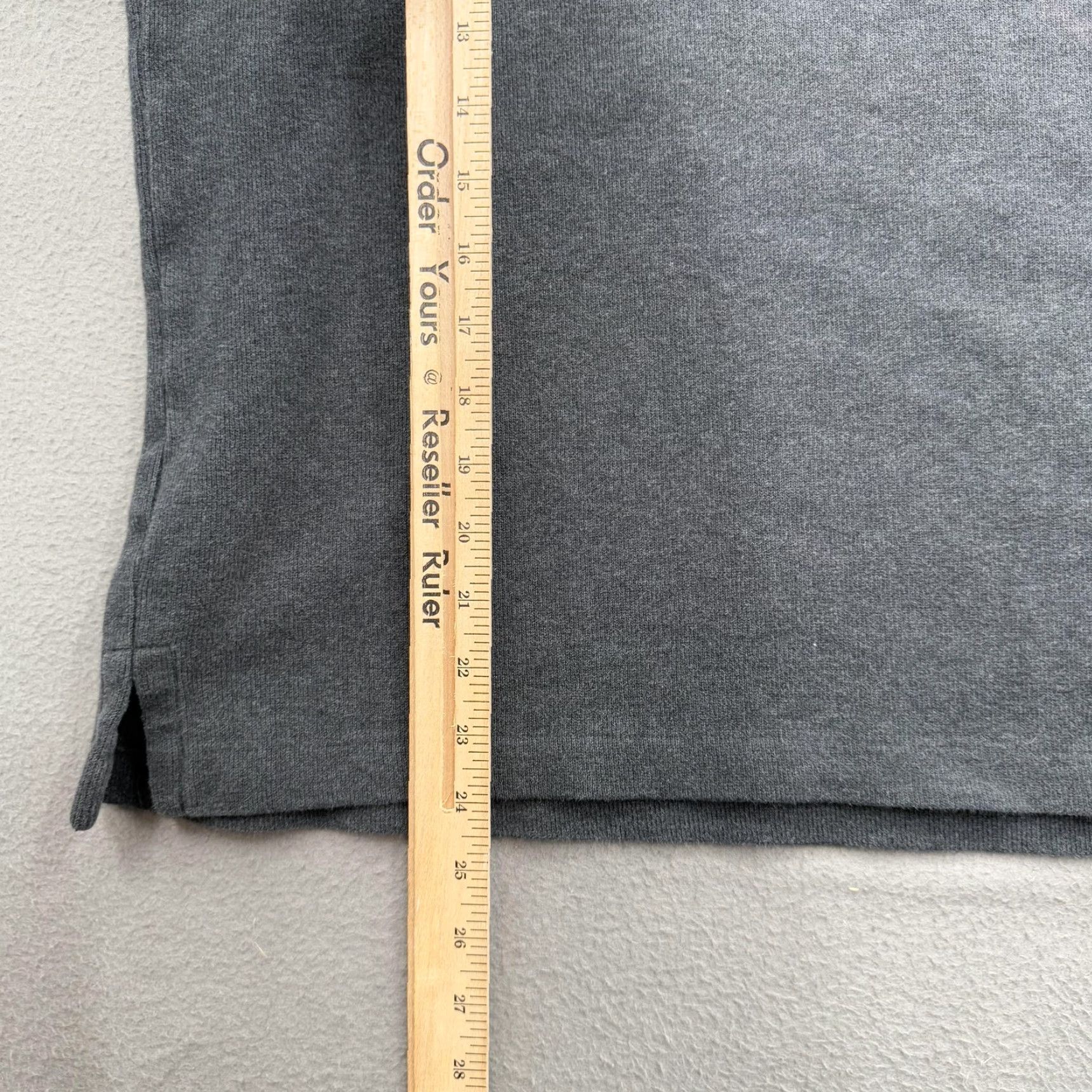 Polo Ralph Lauren Polo Ralph Lauren Sweater Mens XL Gray Quarter Zip Mockneck Pony Logo Cotton Size US XL / EU 56 / 4 - 7 Thumbnail