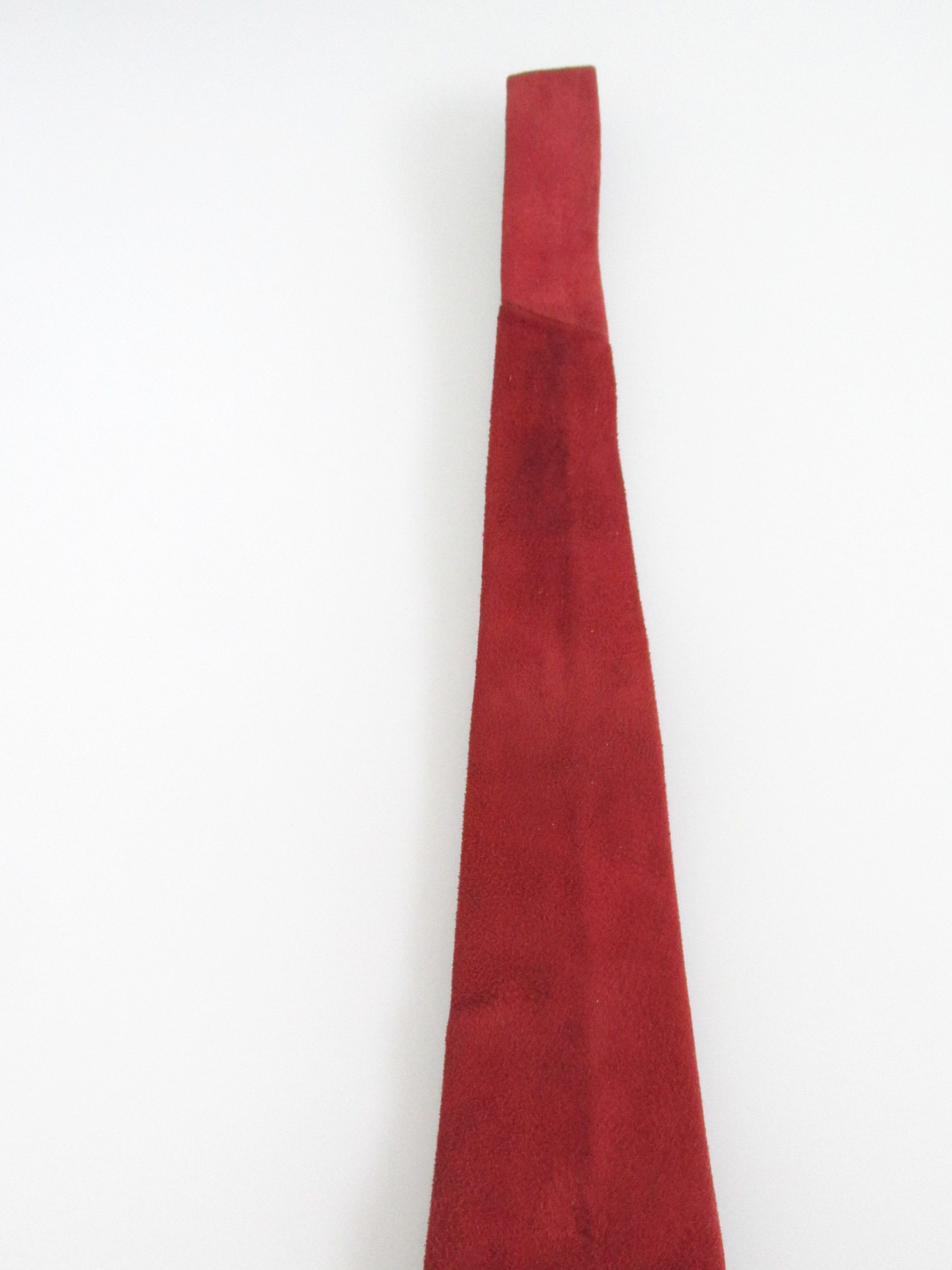 Vintage Vintage Suede Men's Ties Size ONE SIZE - 3 Thumbnail