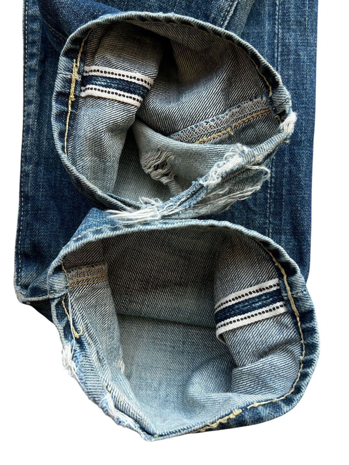 Visvim Visvim Selvedge Mudwash Distressed Denim Jeans 30x31 Size US 30 / EU 46 - 10 Thumbnail
