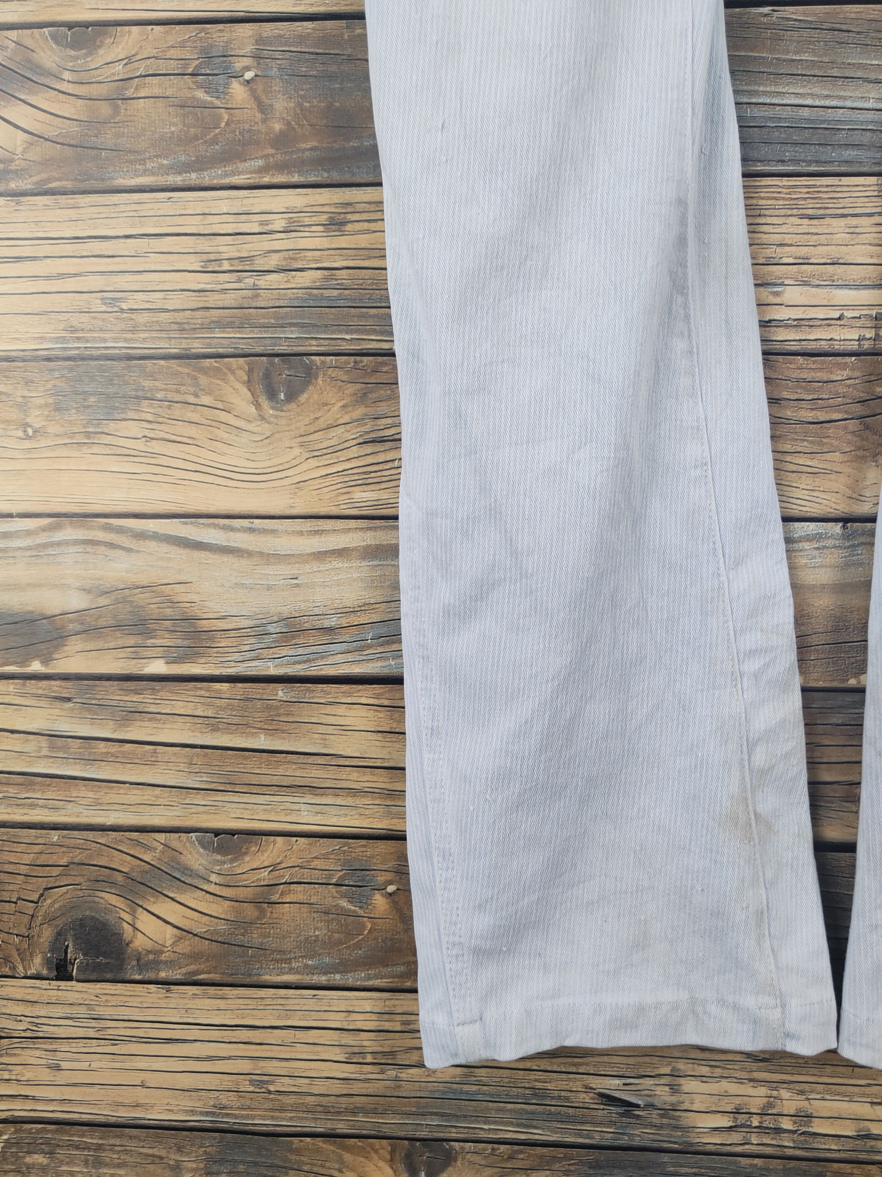 Japanese Brand FieldCore Light Blue Distressed Soft denim Jeans #W2000 Size US 32 / EU 48 - 9 Thumbnail
