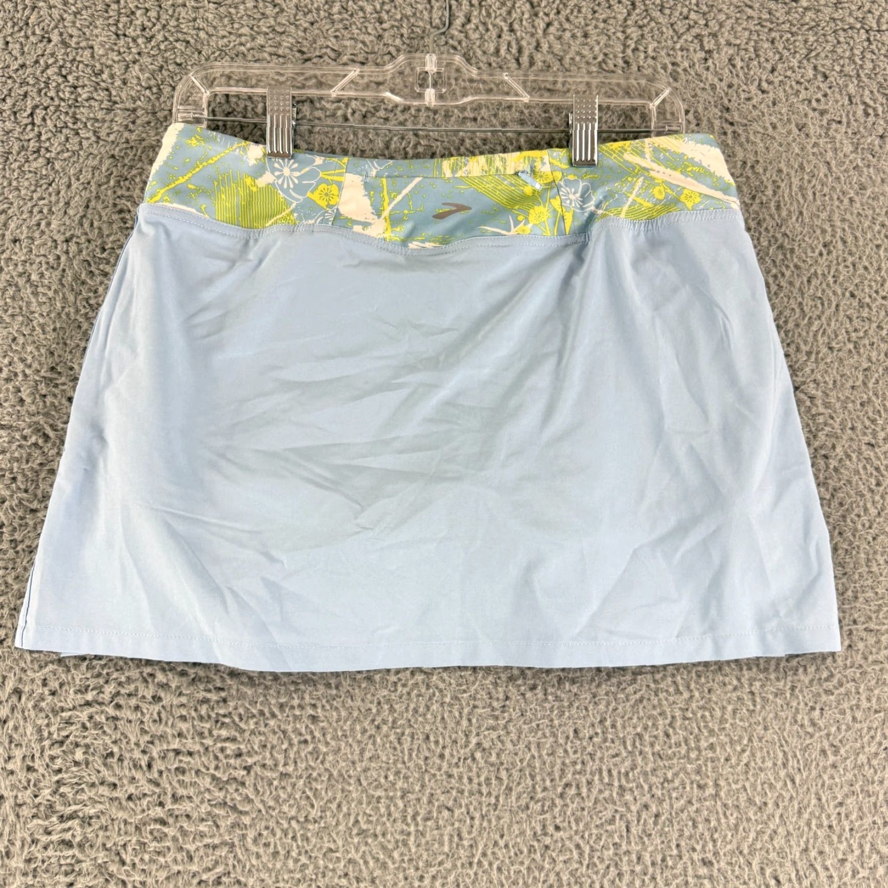 Brooks Brooks Skort Womens Medium Blue Built in Short Pull On Stretch Athletic Sporty Skort Floral Pattern Athletic All Seasons Women Size 32" / US 10 / IT 46 - 6 Thumbnail
