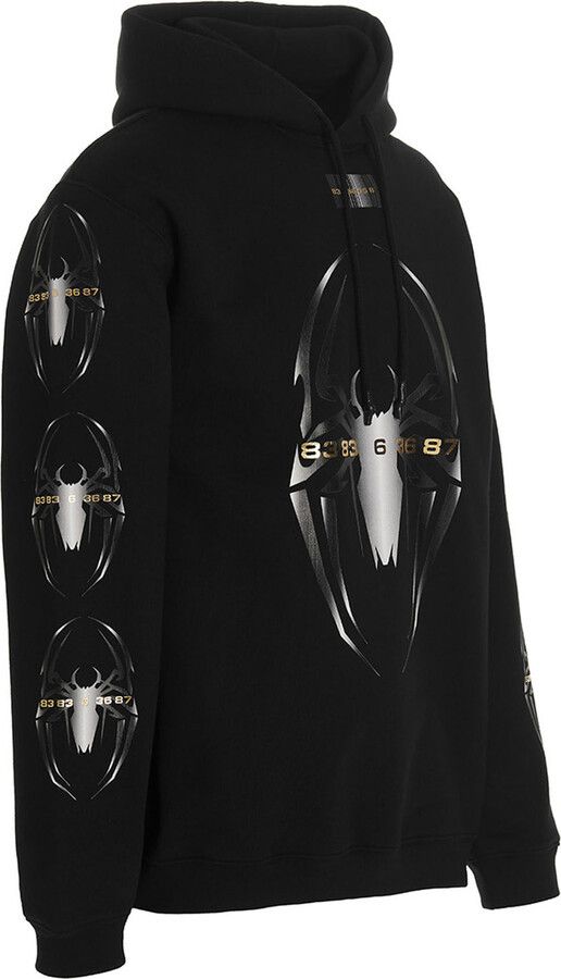 Vetements o1y0924 Logo Hoodie in Black Size US XL / EU 56 / 4 - 2 Thumbnail