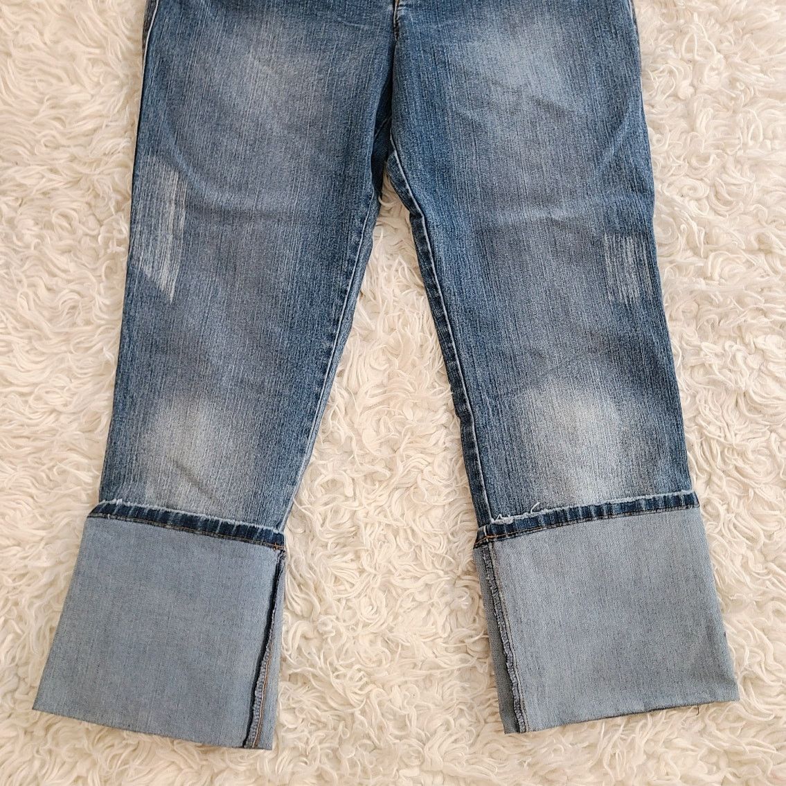 DKNY vintage Y2K DKNY jeans Low rise cuffed carpi denim jeans 8 Size 32" / US 10 / IT 46 - 5 Thumbnail