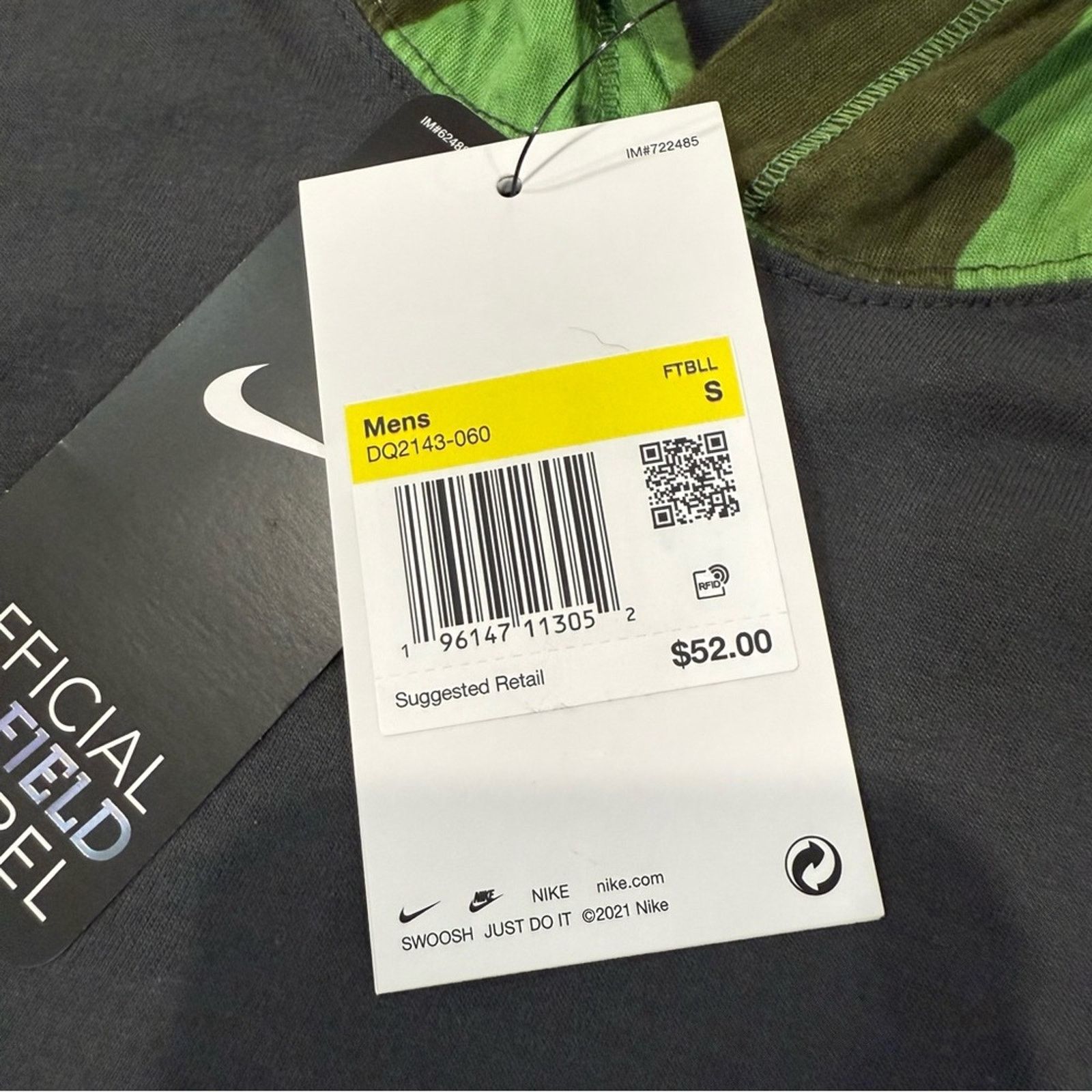 Nike Nike NWT Michigan State Military Long Sleeve Hood TShirt Men Size US S / EU 44-46 / 1 - 5 Thumbnail