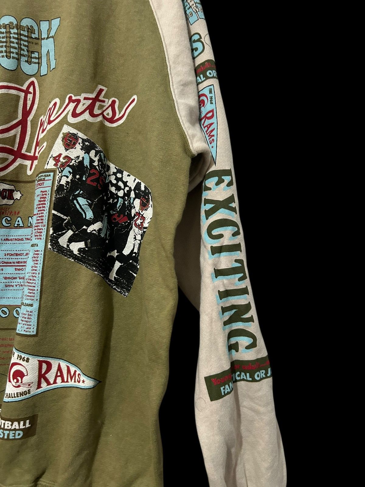NFL × Vintage 80s Football League Pacific Coast rare allover print sweat Size US L / EU 52-54 / 3 - 13 Thumbnail