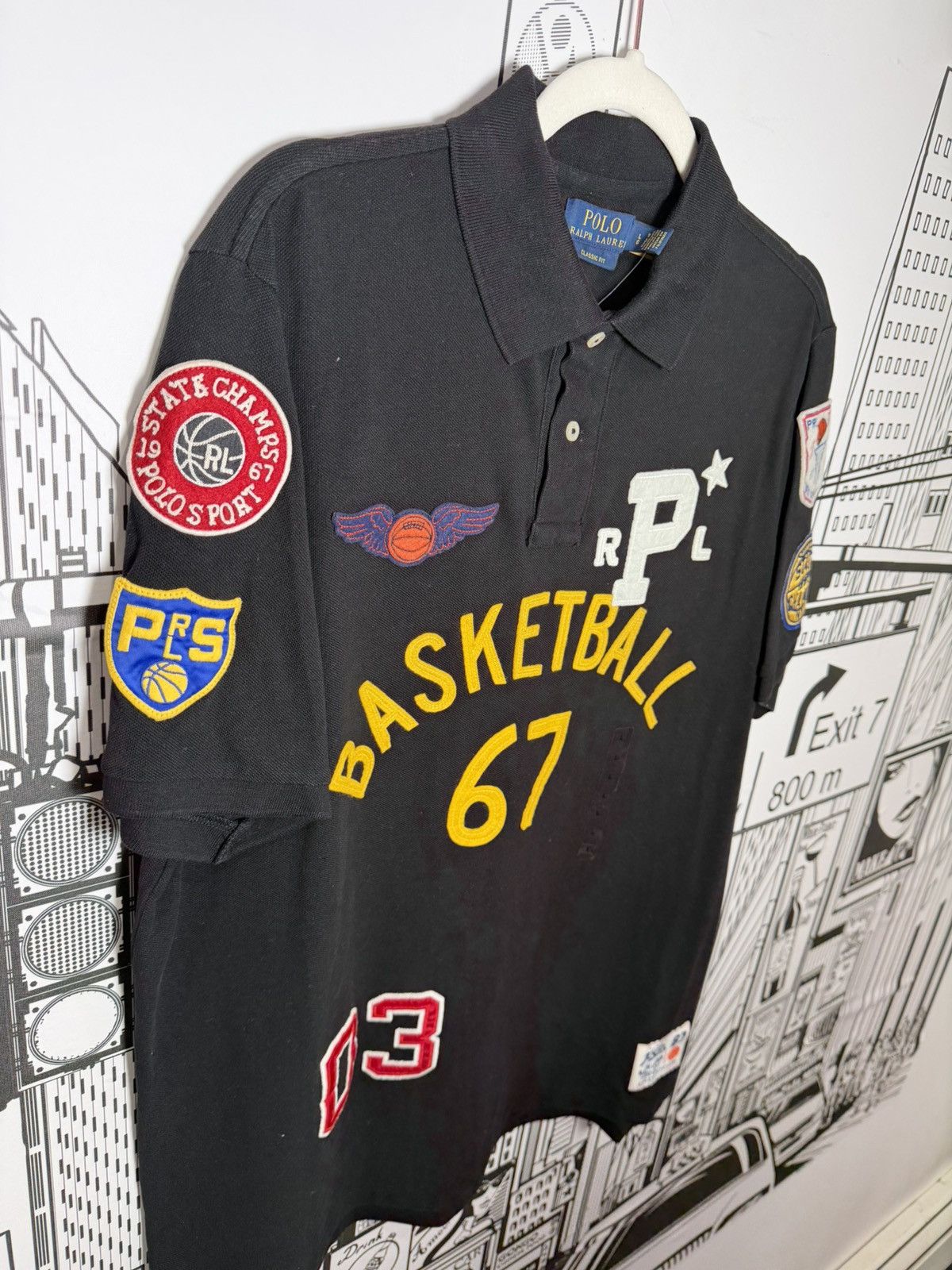 Polo Ralph Lauren Polo Ralph Lauren Basketball 67 Polo Large Size US L / EU 52-54 / 3 - 4 Thumbnail