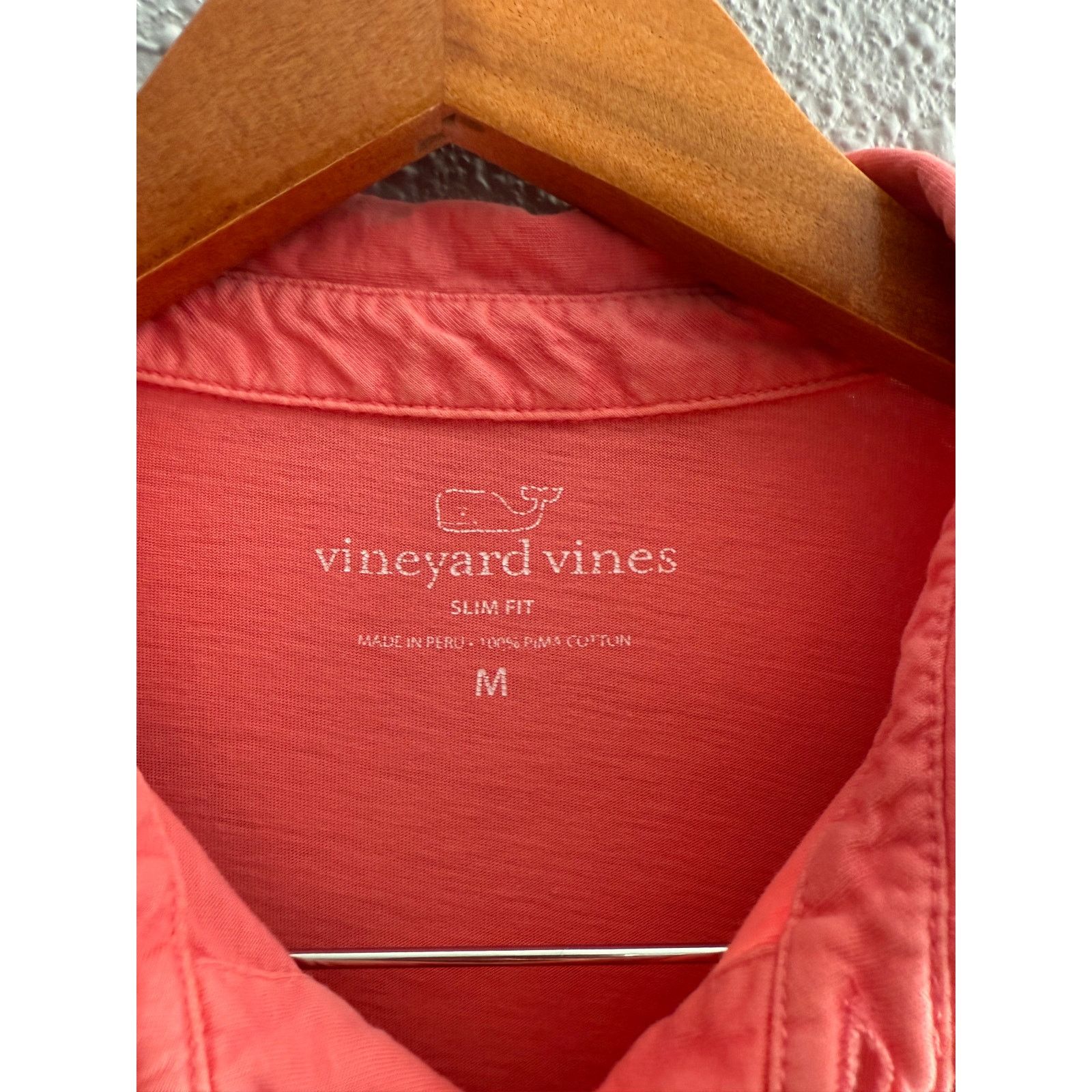 Vineyard Vines Vineyard Vines Men Slim Fit Polo 100% Pima Cotton Size Med Size US M / EU 48-50 / 2 - 3 Thumbnail