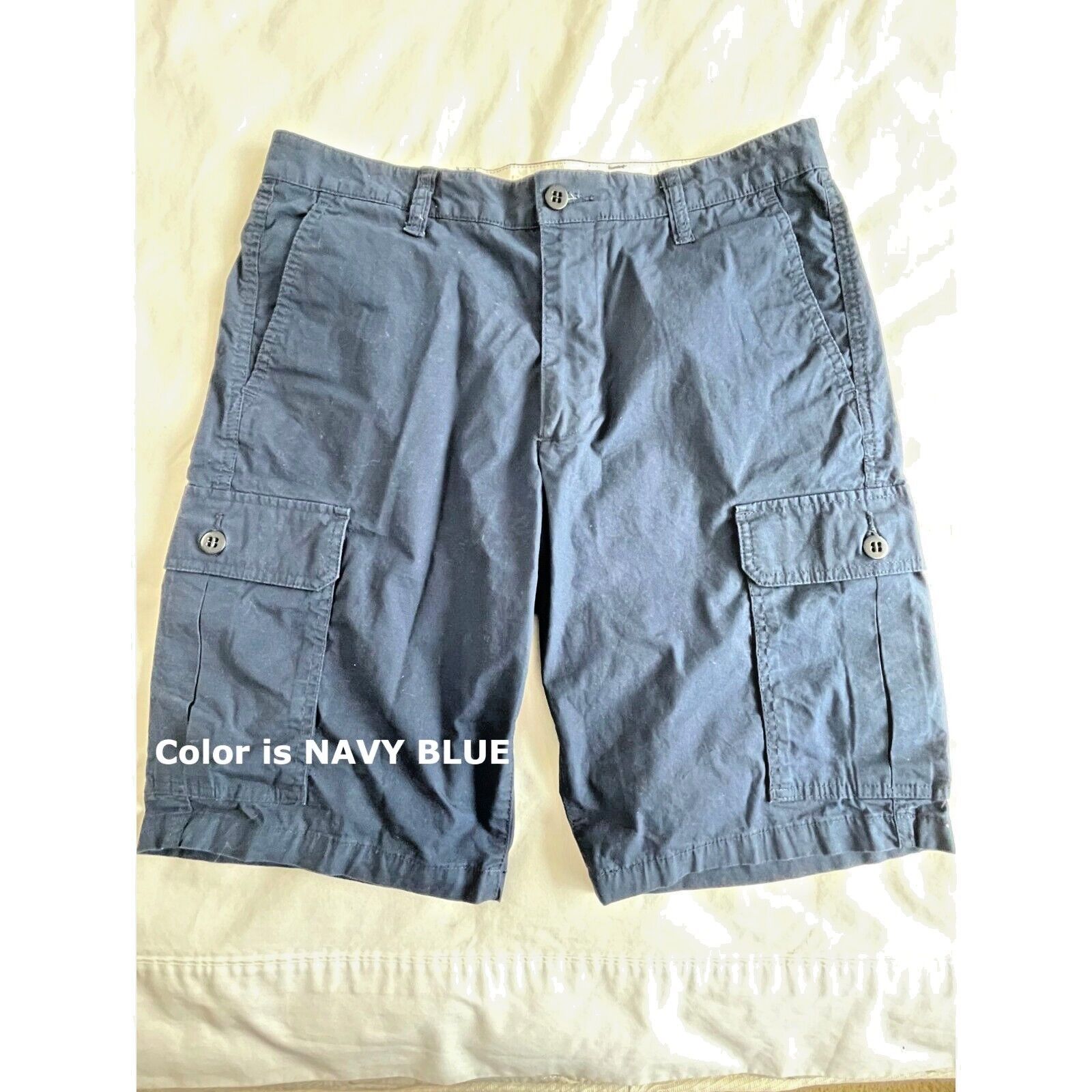 Dockers Dockers Men’s Cargo Shorts Color-Navy Blue Size-32 Size US 32 / EU 48 - 1 Thumbnail