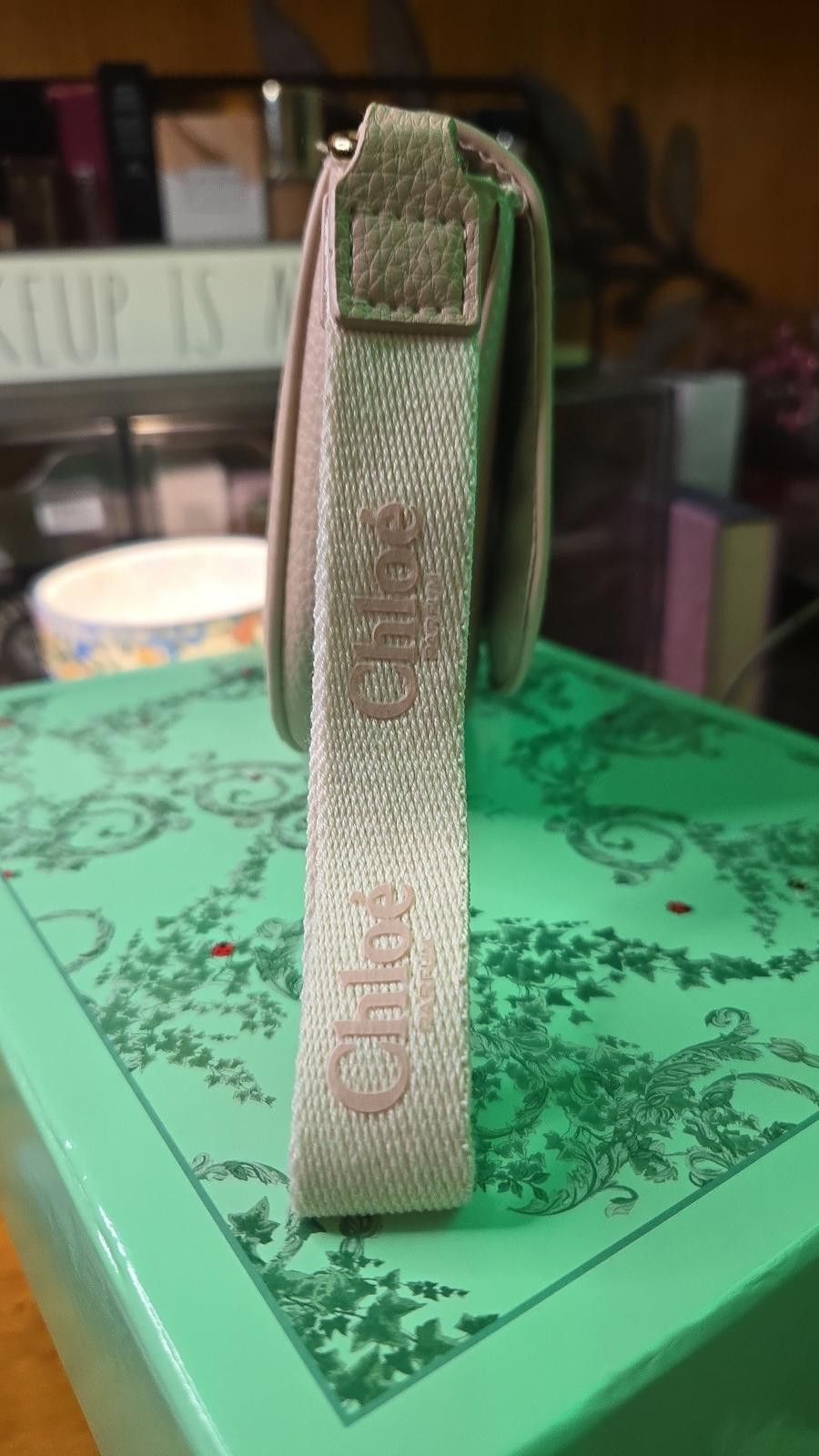 chloma Chloé Parfums Beige Wristlet Pouch Size ONE SIZE - 2 Thumbnail