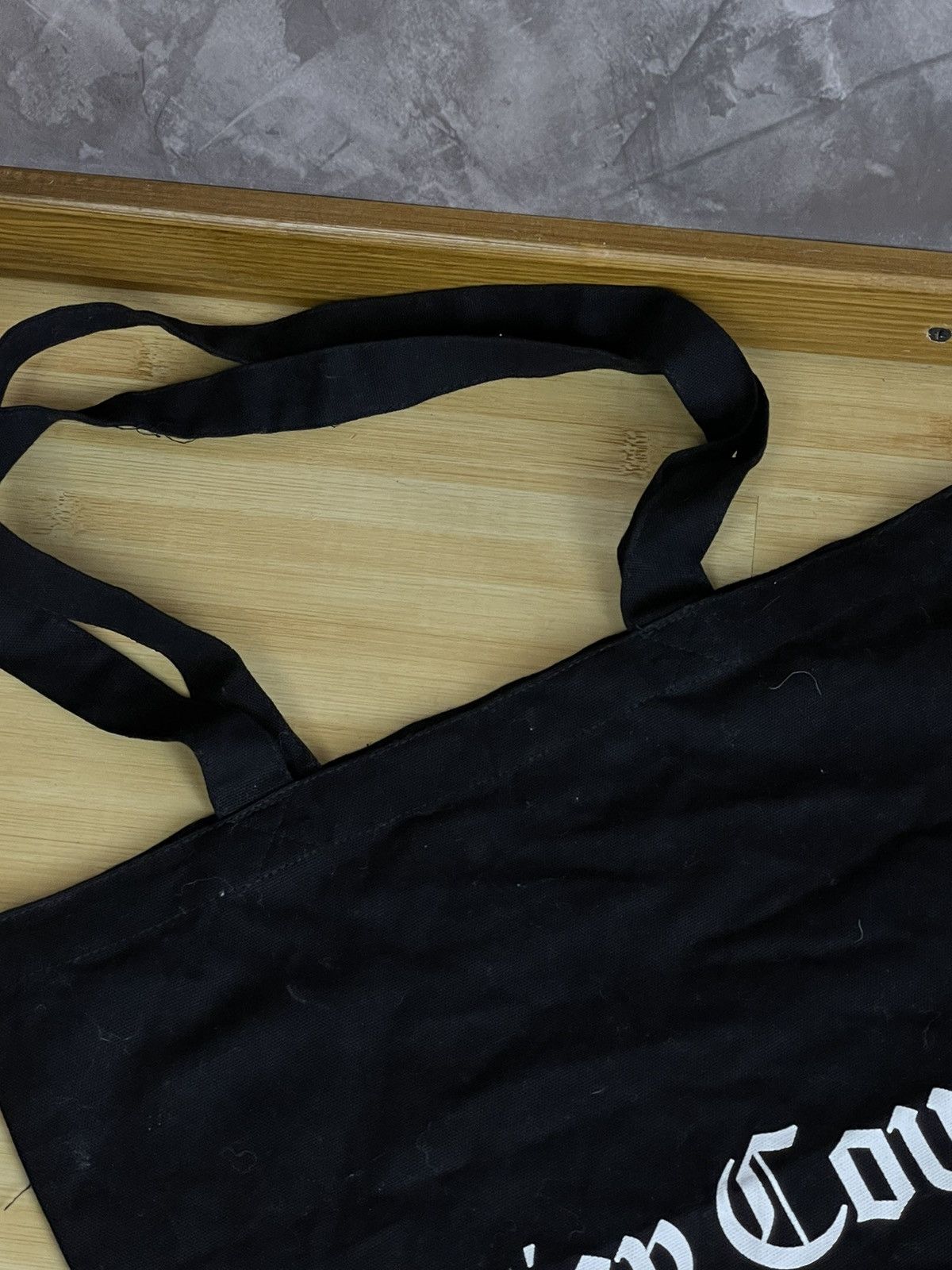 Juicy Couture × Vintage JUICY COUTURE Y2K BLACK/WHITE RARE GLAMOUR SHOPPER BAG Size ONE SIZE - 6 Thumbnail