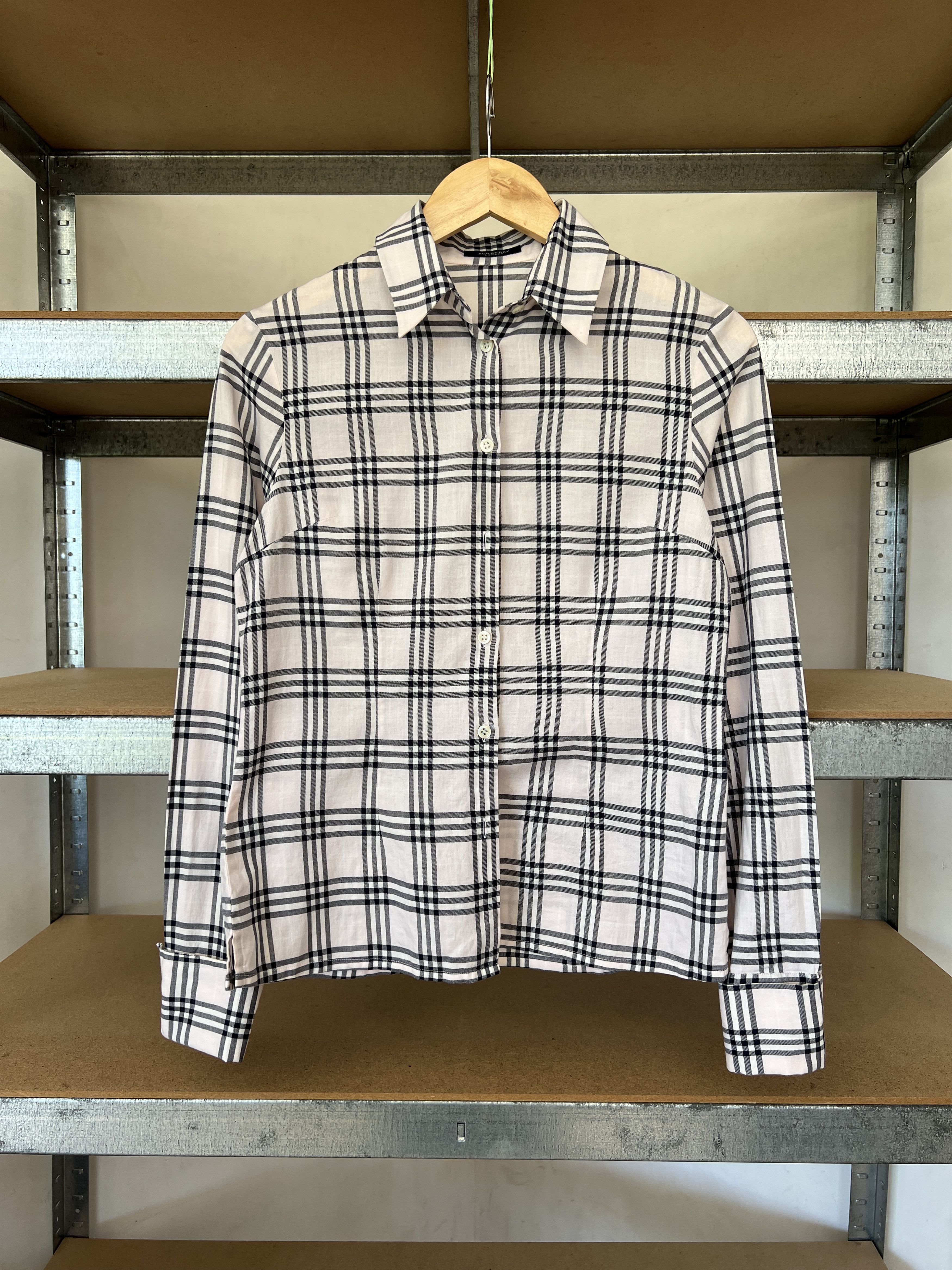 Burberry Burberry London Vintage 90s Nowa Check Ling Sleeve Shirt Size M / US 6-8 / IT 42-44 - 1 Thumbnail